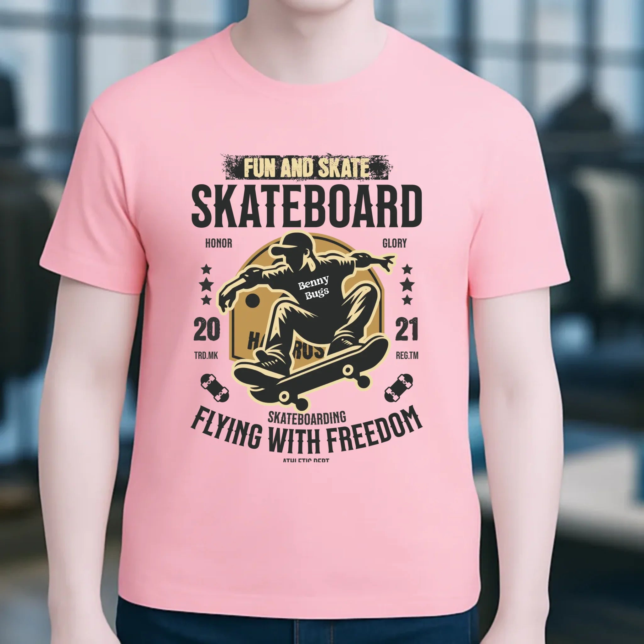 8in1-Kollektion: Skater + Wunschtext • Skateboard • personalisiert • diverse Artikel