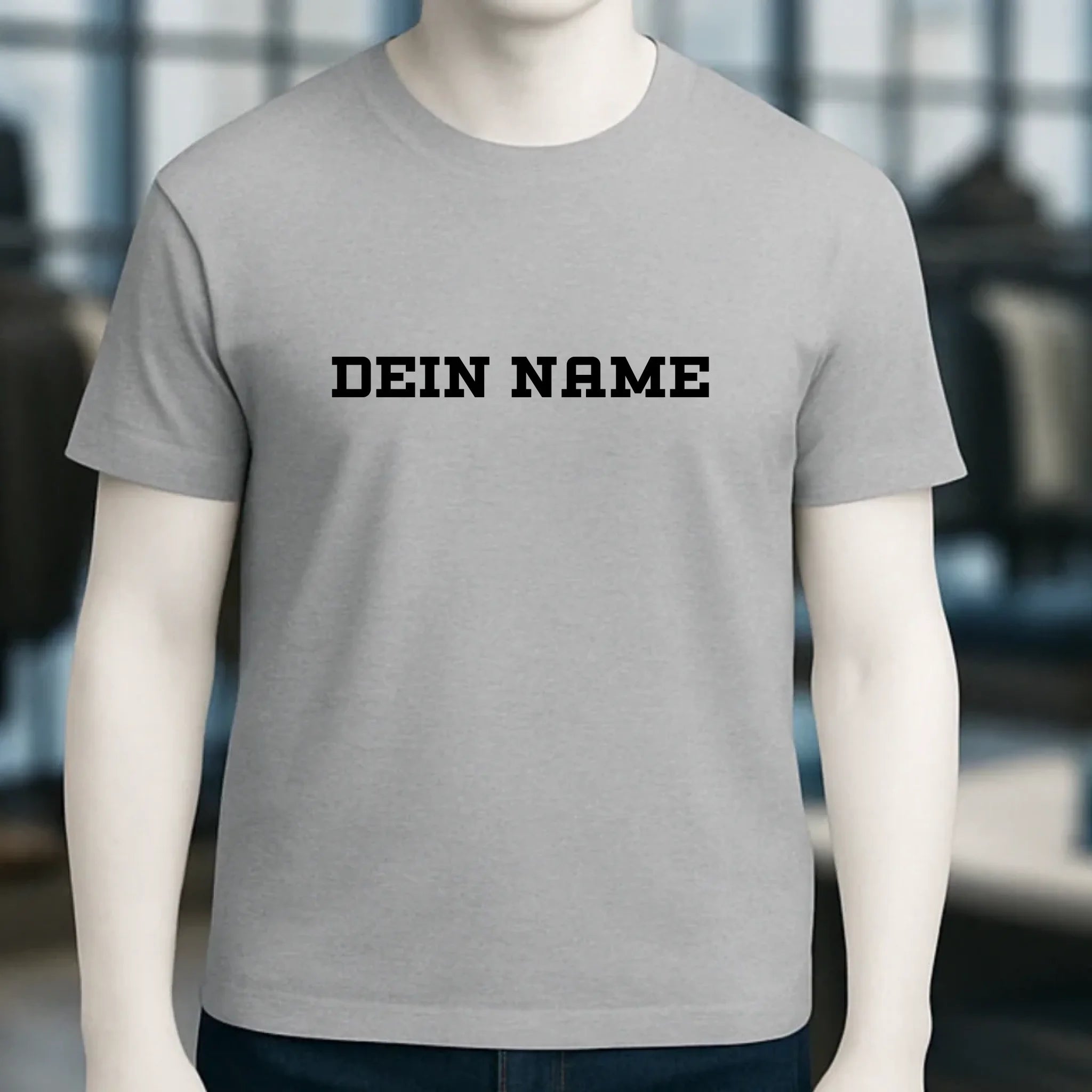Einfacher Name • Unisex Premium T-Shirt XS-5XL aus Bio-Baumwolle für Damen & Herren • Exklusivdesign • personalisiert