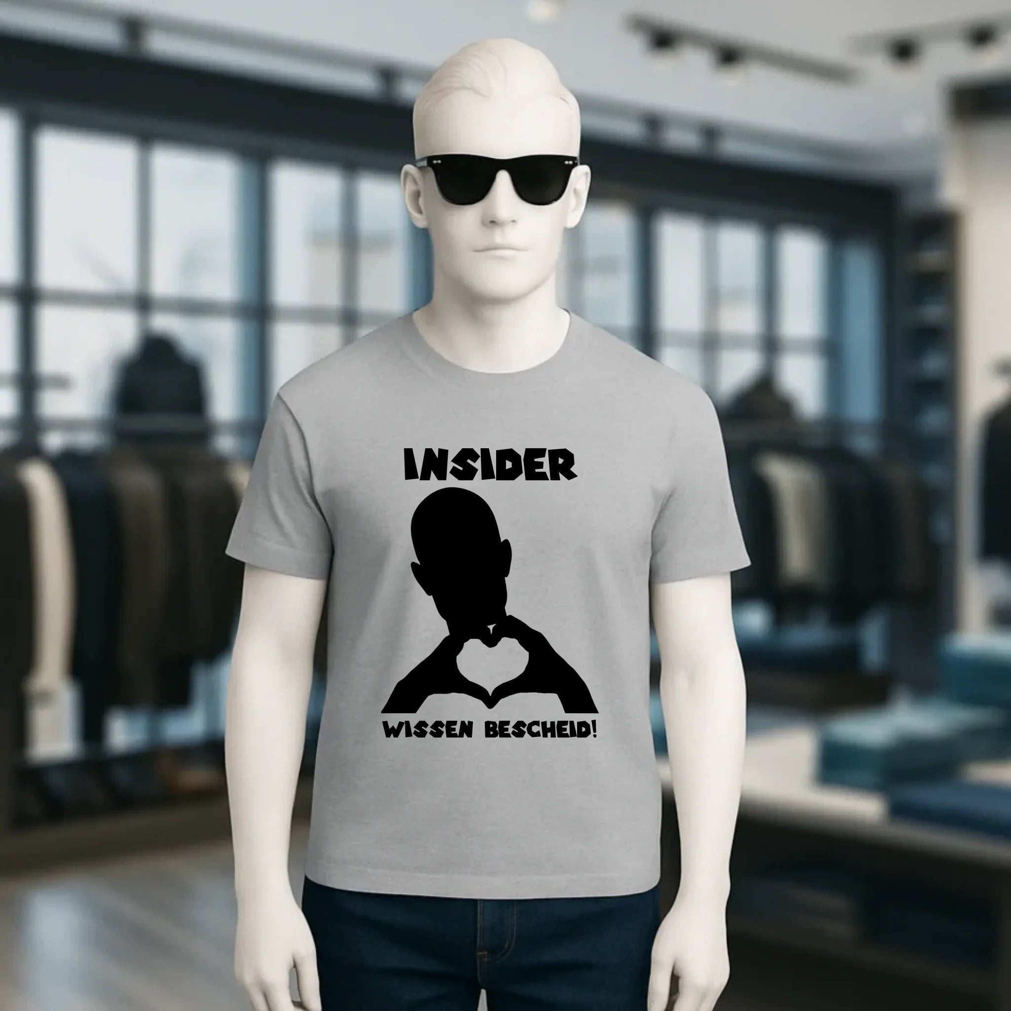 Keine Frage, ich liebe Dich auch! • personalisierbarer / personalisierter Text • Unisex Premium T-Shirt XS-5XL aus Bio-Baumwolle für Damen & Herren • Exklusivdesign • personalisiert