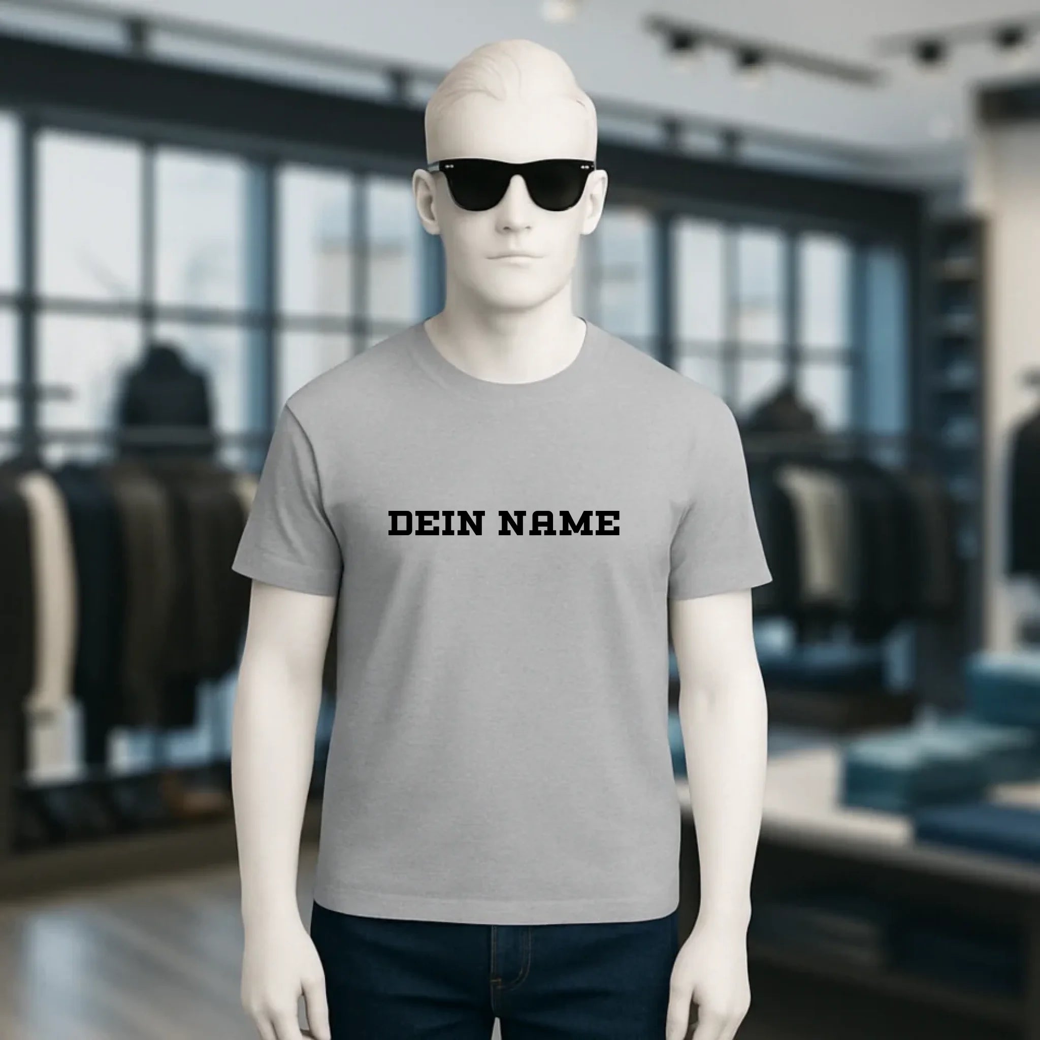Einfacher Name • Unisex Premium T-Shirt XS-5XL aus Bio-Baumwolle für Damen & Herren • Exklusivdesign • personalisiert