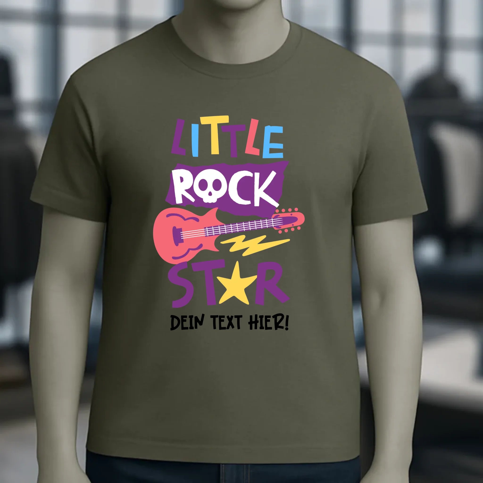 Little Rock Star 2 Motive wählbar • Unisex Premium T-Shirt XS-5XL aus Bio-Baumwolle für Herren & Damen • personalisiert • Motivprodukt