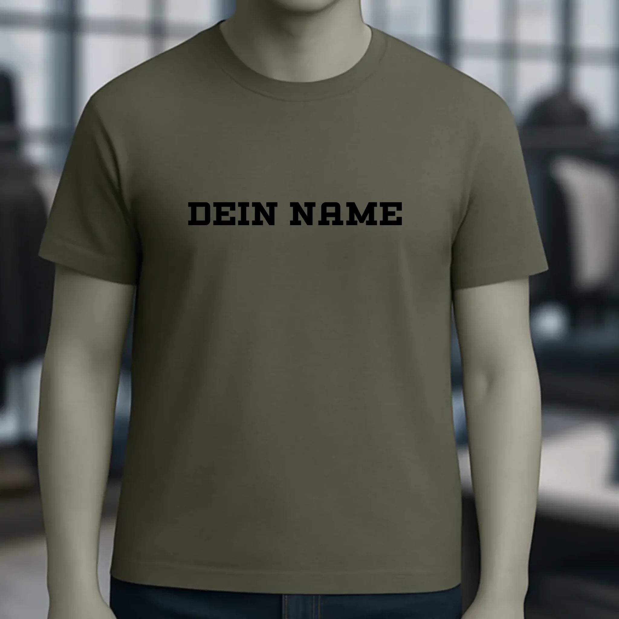 Einfacher Name • Unisex Premium T-Shirt XS-5XL aus Bio-Baumwolle für Damen & Herren • Exklusivdesign • personalisiert