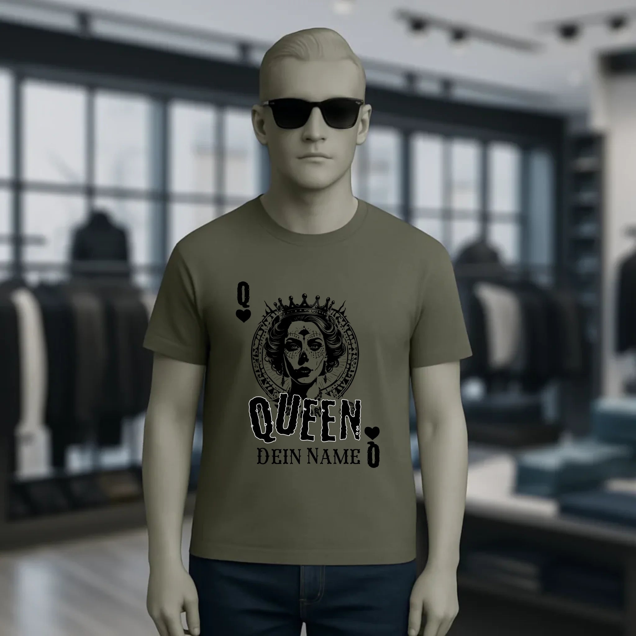 8in1-Kollektion: Poker Queen + Wunschtext • personalisiert • diverse Artikel