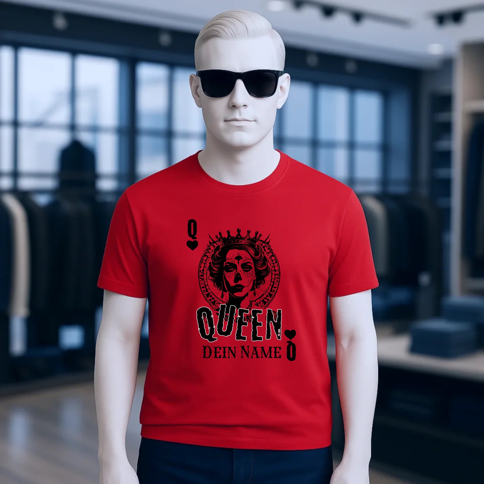 8in1-Kollektion: Poker Queen + Wunschtext • personalisiert • diverse Artikel