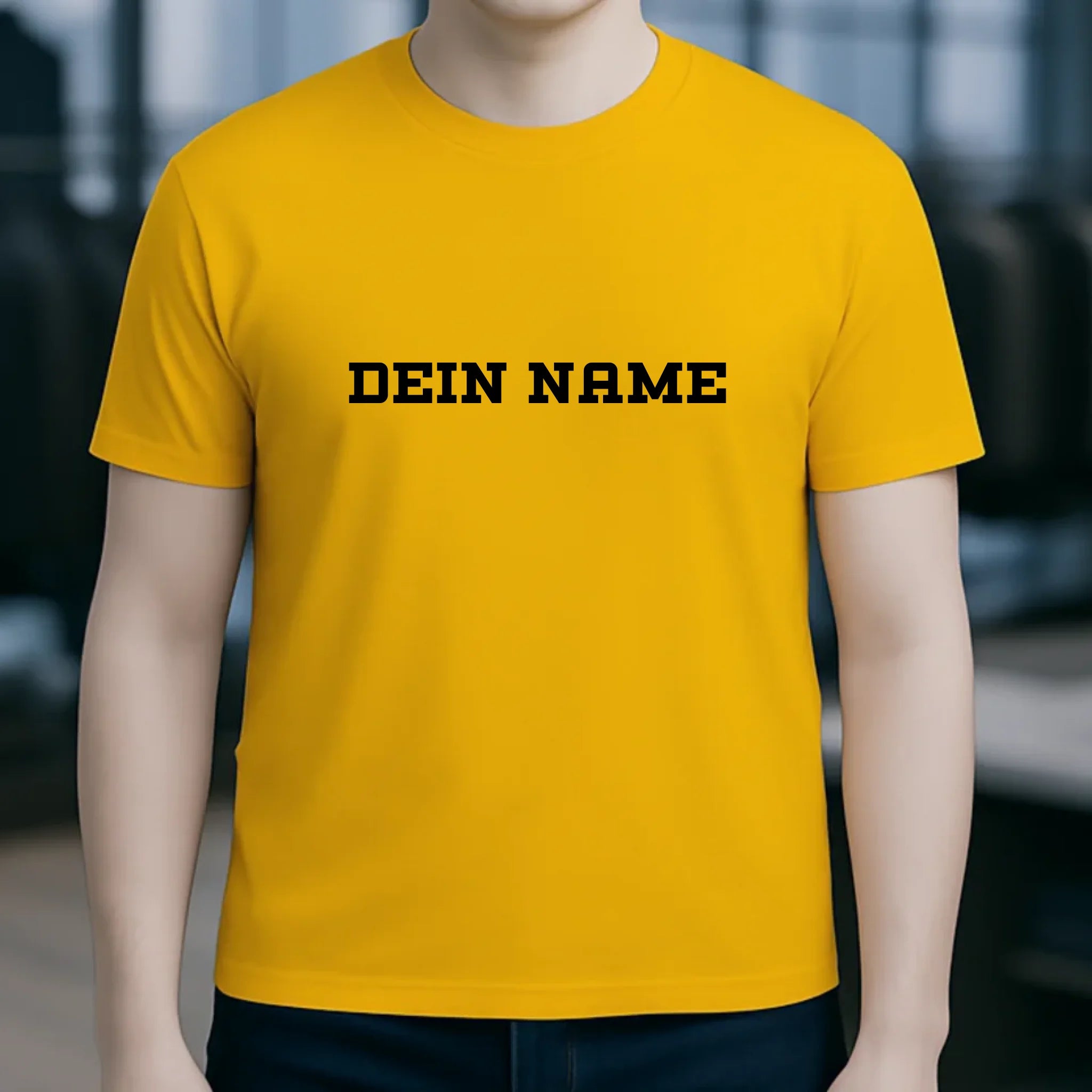 Einfacher Name • Unisex Premium T-Shirt XS-5XL aus Bio-Baumwolle für Damen & Herren • Exklusivdesign • personalisiert
