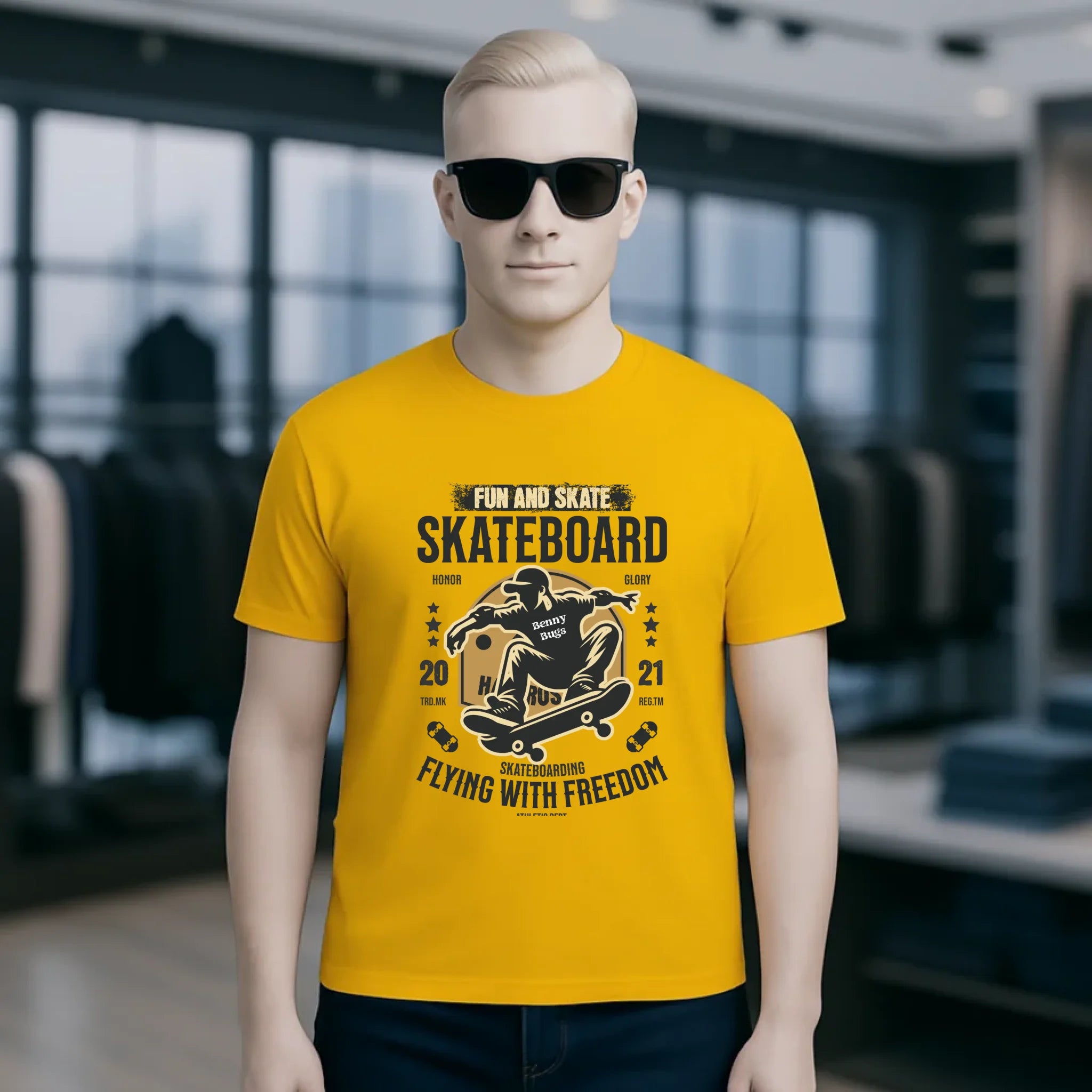 8in1-Kollektion: Skater + Wunschtext • Skateboard • personalisiert • diverse Artikel