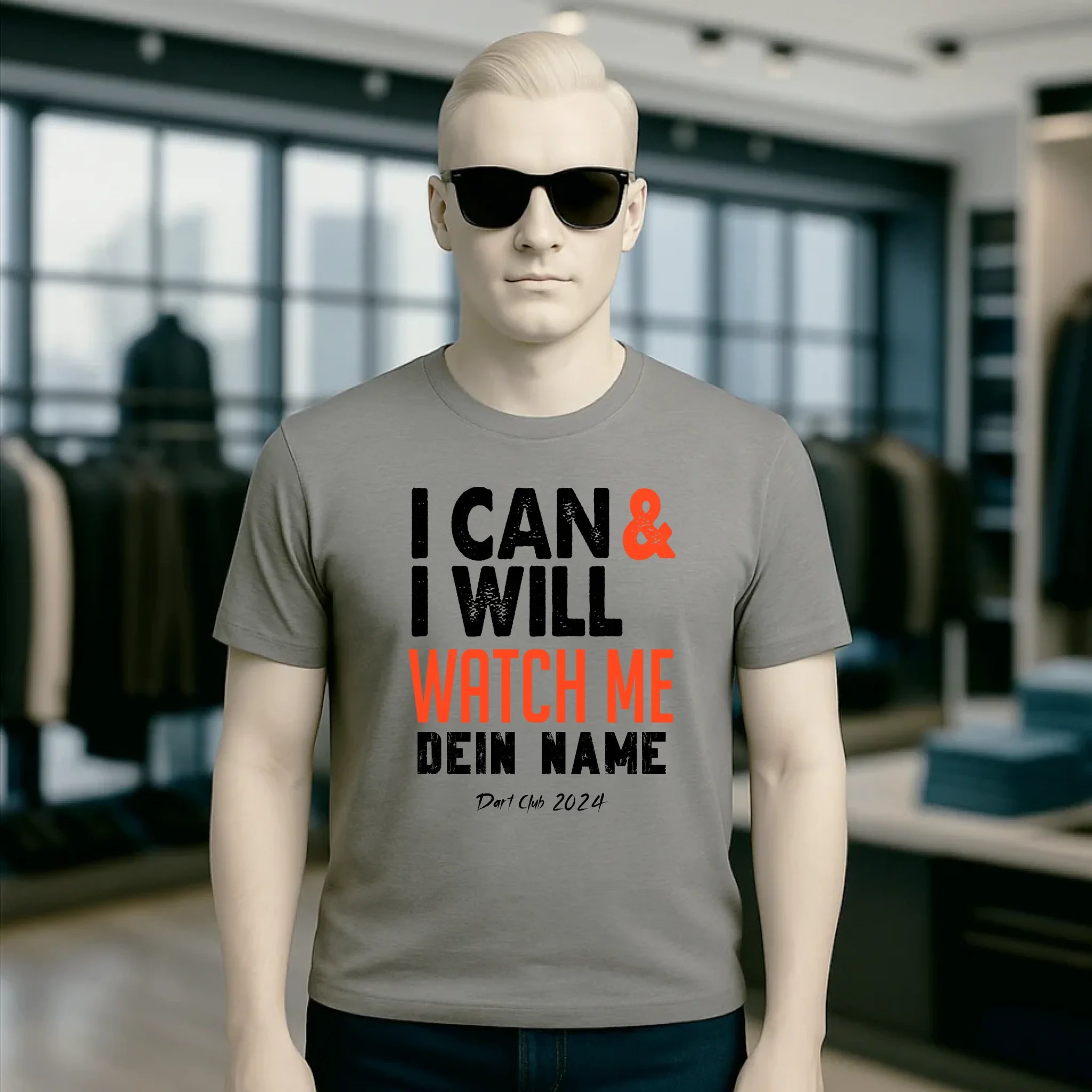 I CAN & I WILL • Unisex Premium T-Shirt XS-5XL aus Bio-Baumwolle für Damen & Herren • Exklusivdesign • personalisiert