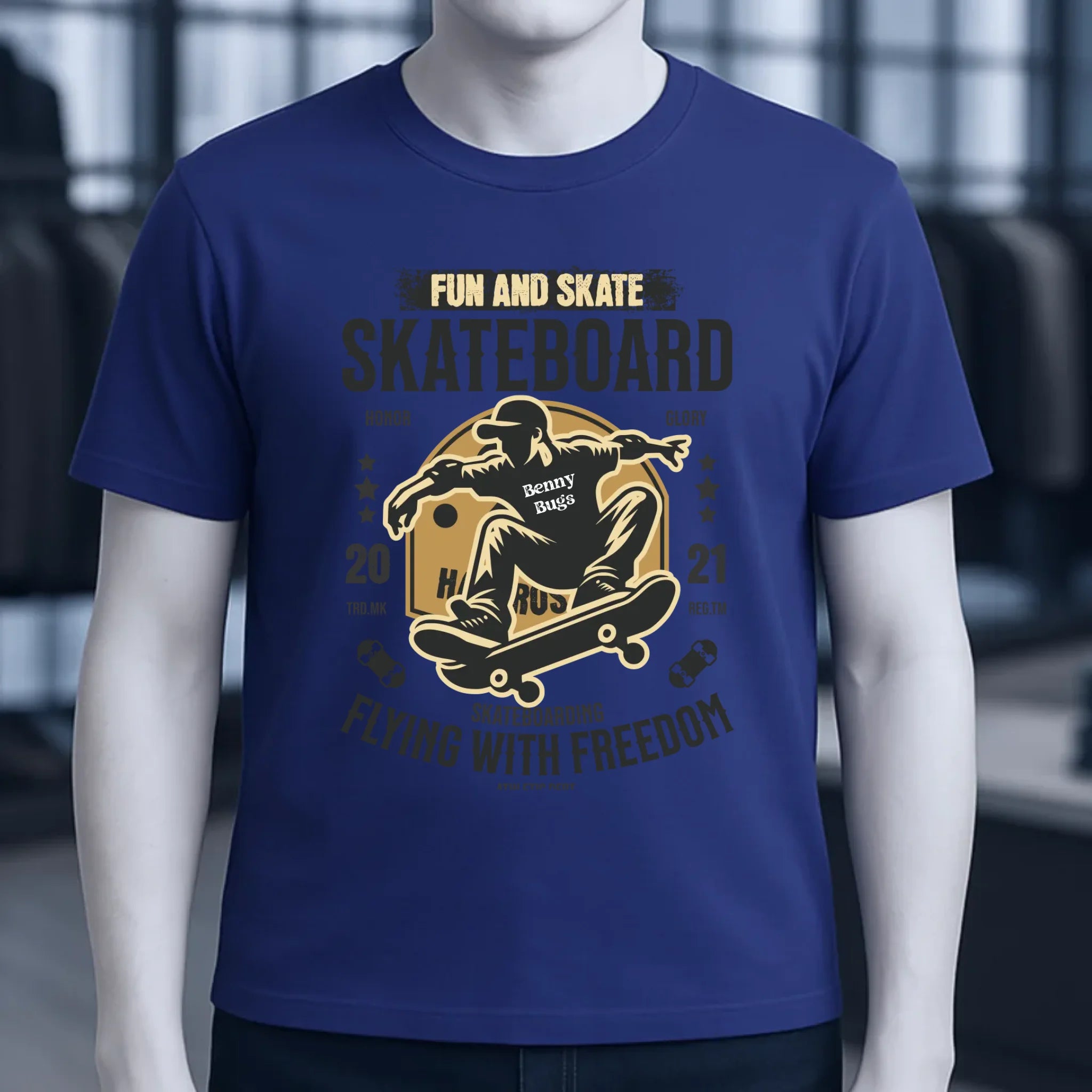 8in1-Kollektion: Skater + Wunschtext • Skateboard • personalisiert • diverse Artikel