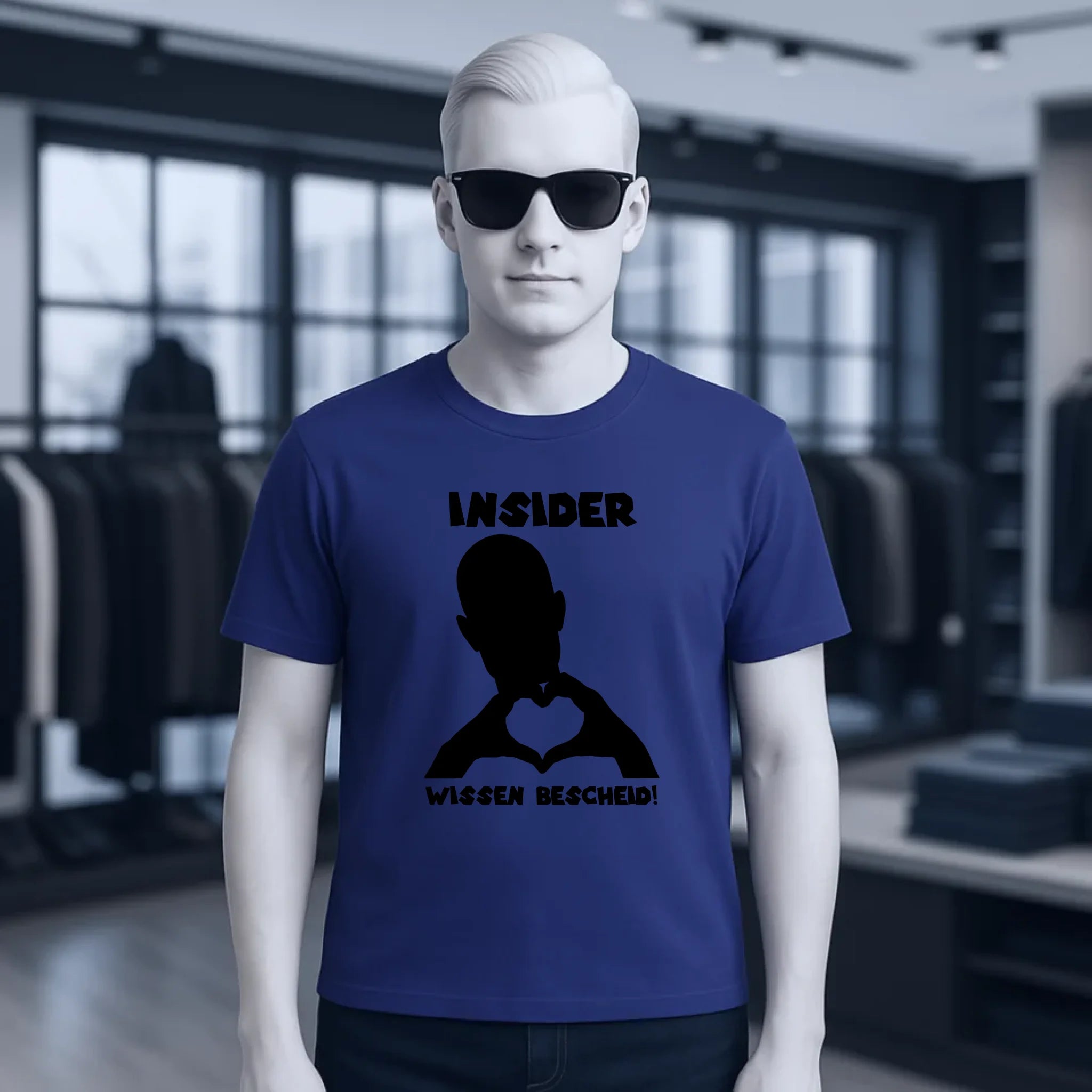 Keine Frage, ich liebe Dich auch! • personalisierbarer / personalisierter Text • Unisex Premium T-Shirt XS-5XL aus Bio-Baumwolle für Damen & Herren • Exklusivdesign • personalisiert