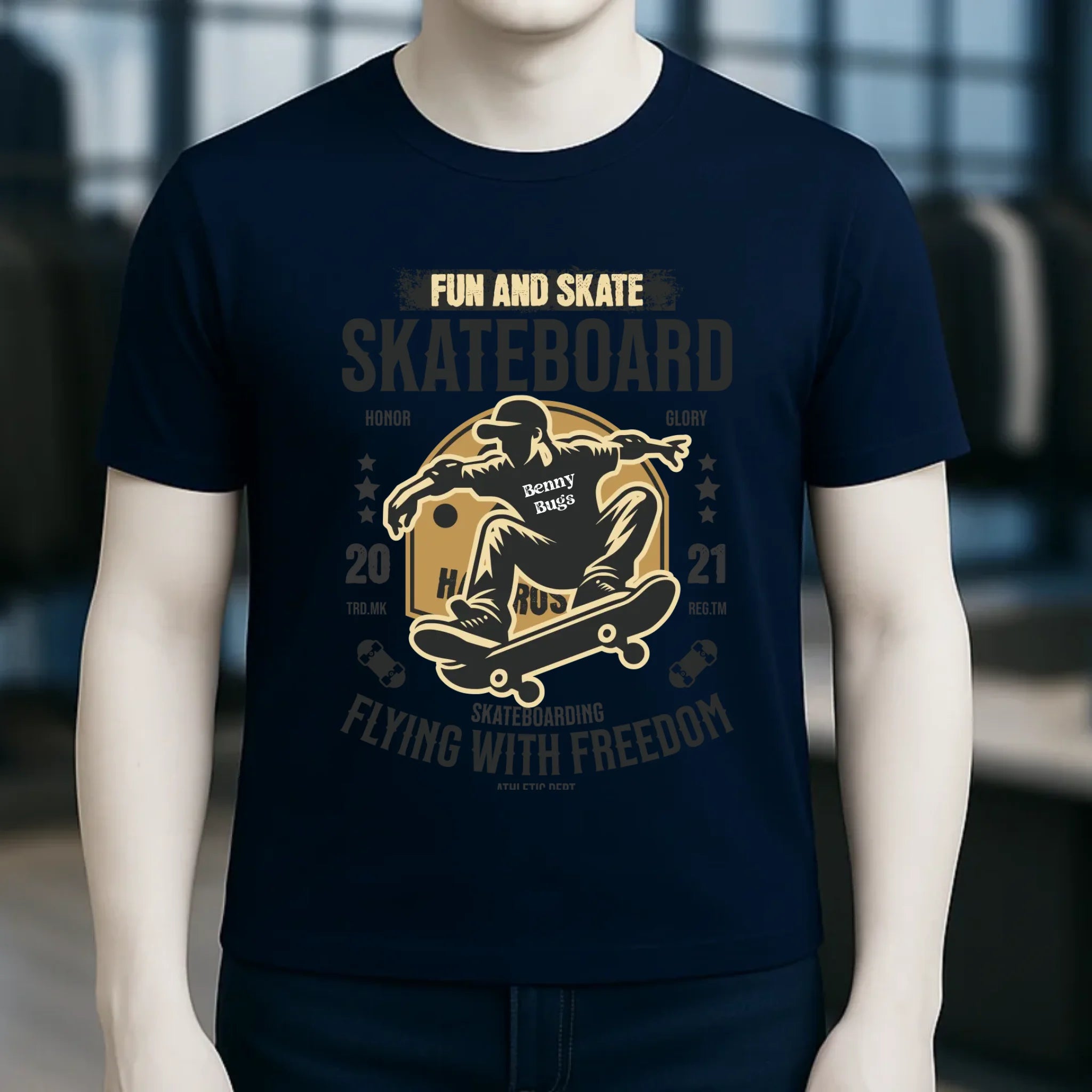 8in1-Kollektion: Skater + Wunschtext • Skateboard • personalisiert • diverse Artikel