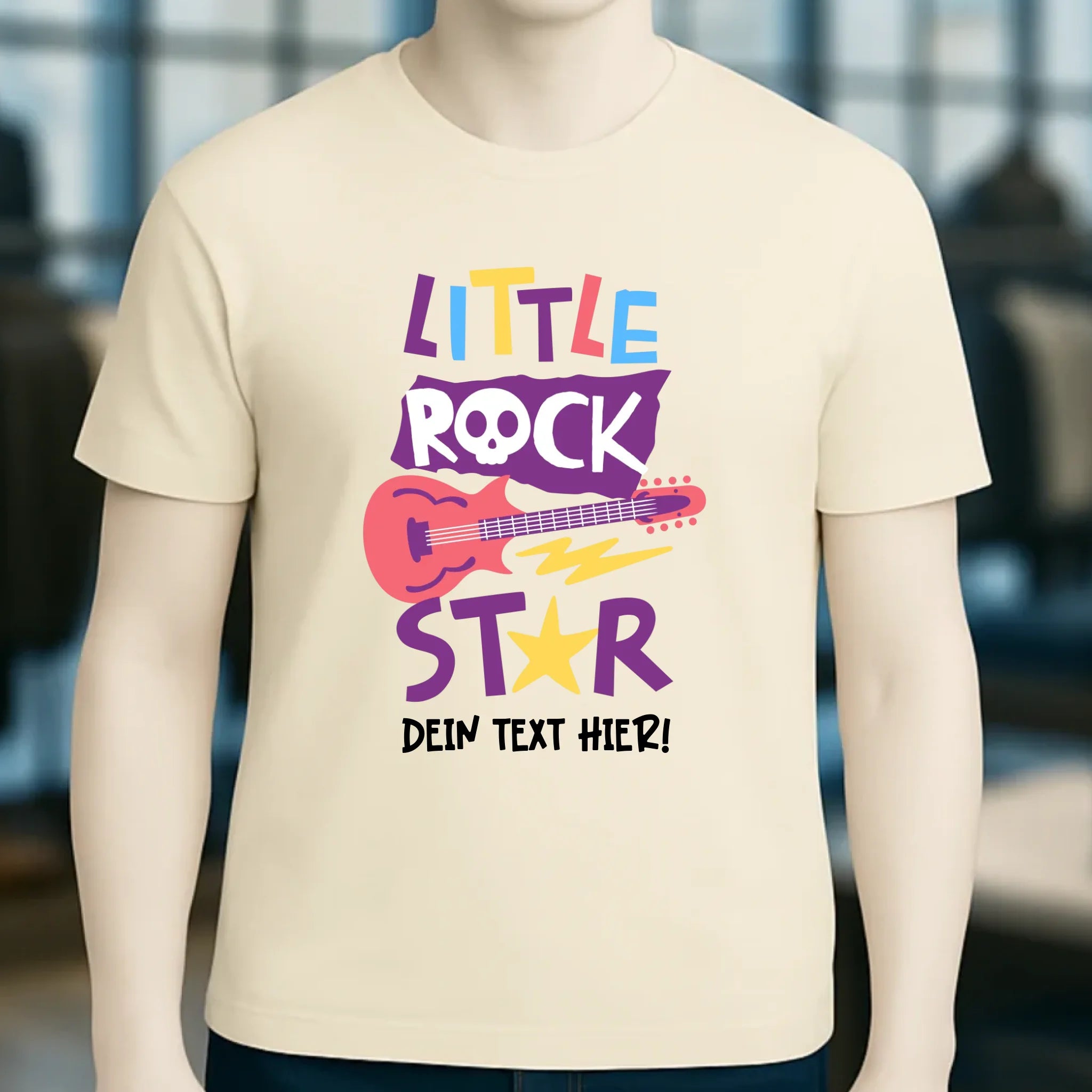 Little Rock Star 2 Motive wählbar • Unisex Premium T-Shirt XS-5XL aus Bio-Baumwolle für Herren & Damen • personalisiert • Motivprodukt