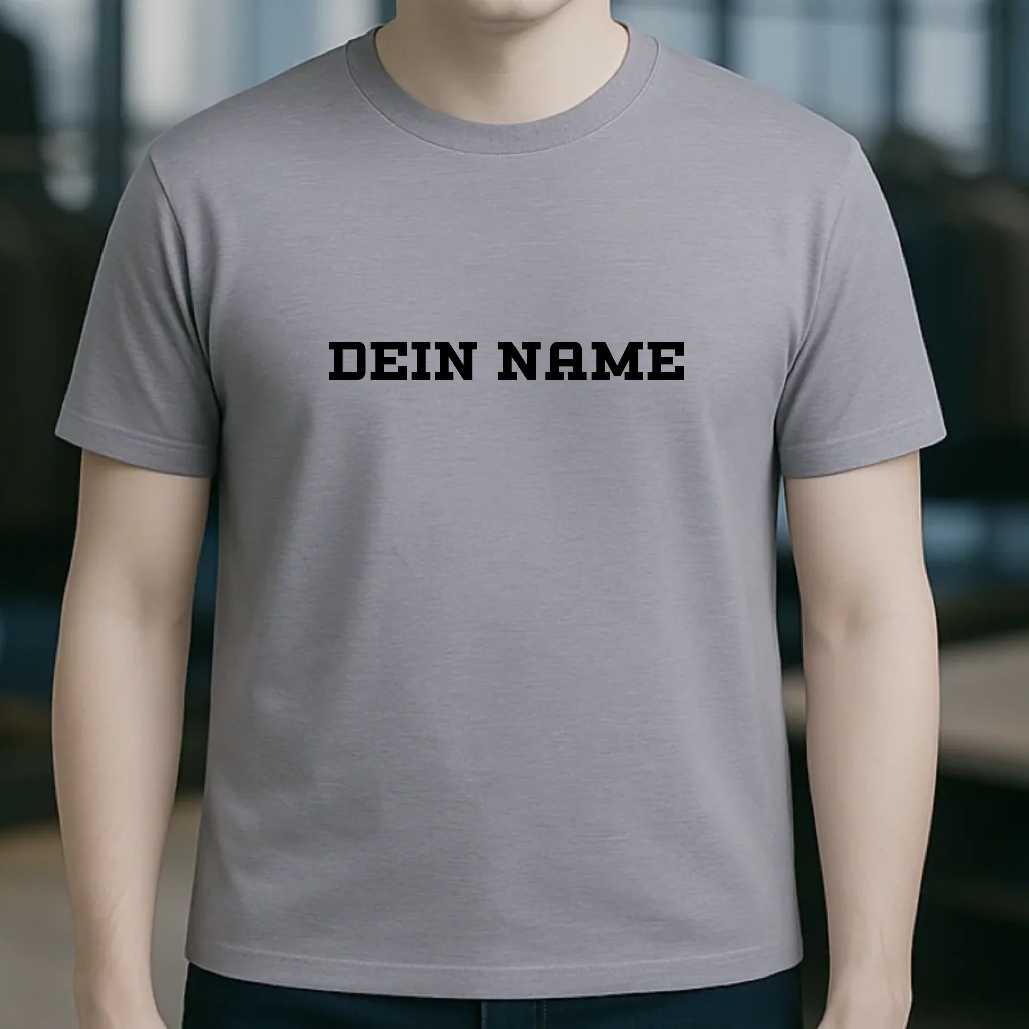 Einfacher Name • Unisex Premium T-Shirt XS-5XL aus Bio-Baumwolle für Damen & Herren • Exklusivdesign • personalisiert