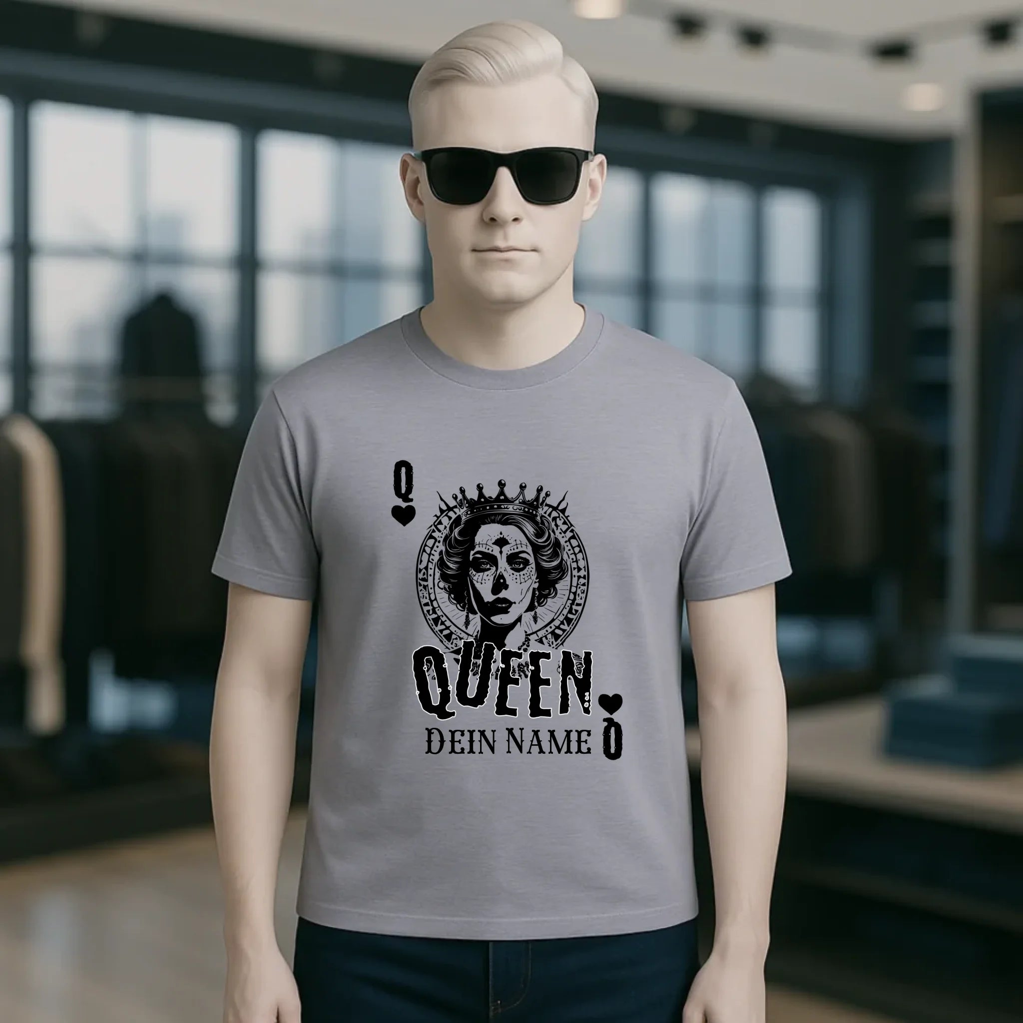 8in1-Kollektion: Poker Queen + Wunschtext • personalisiert • diverse Artikel