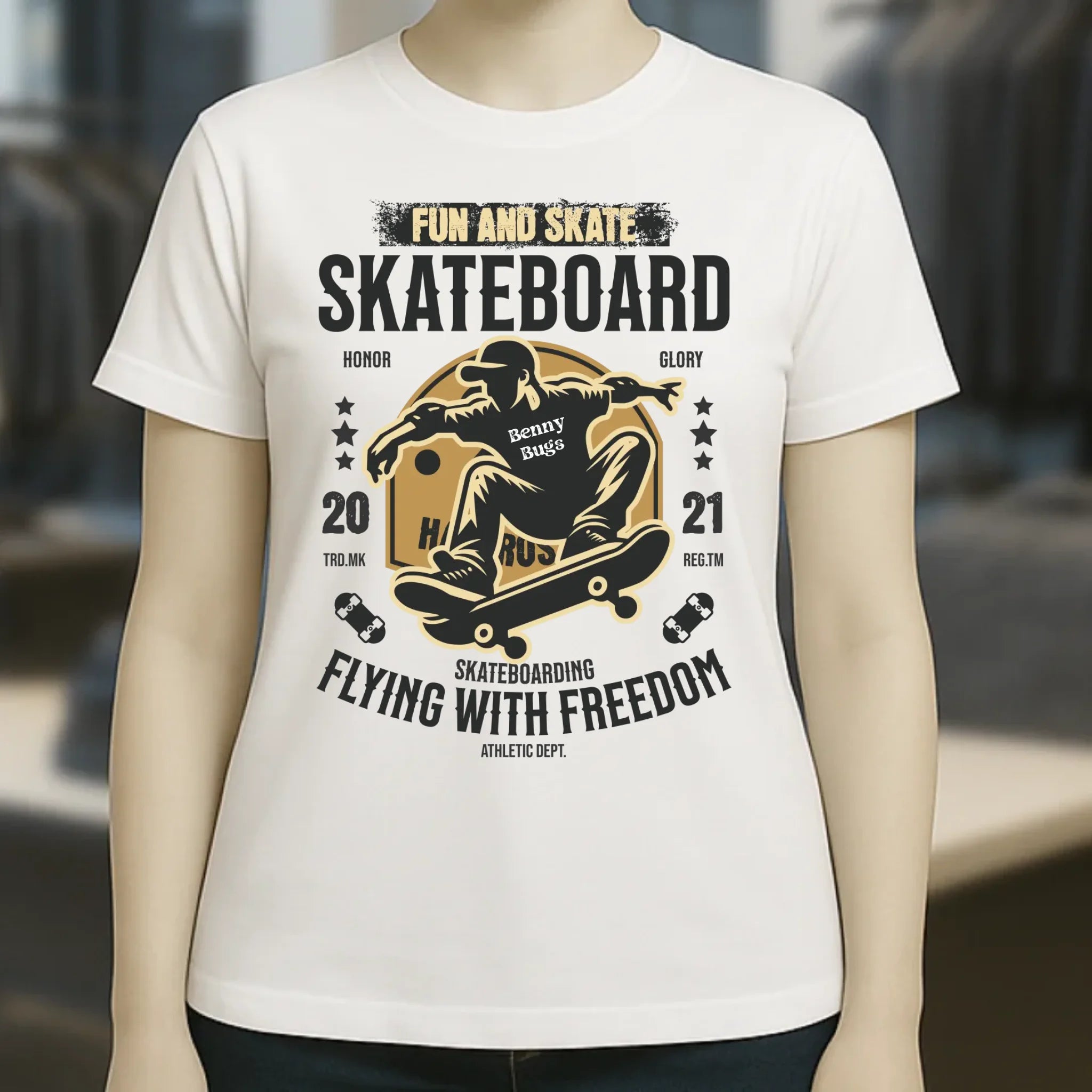 8in1-Kollektion: Skater + Wunschtext • Skateboard • personalisiert • diverse Artikel