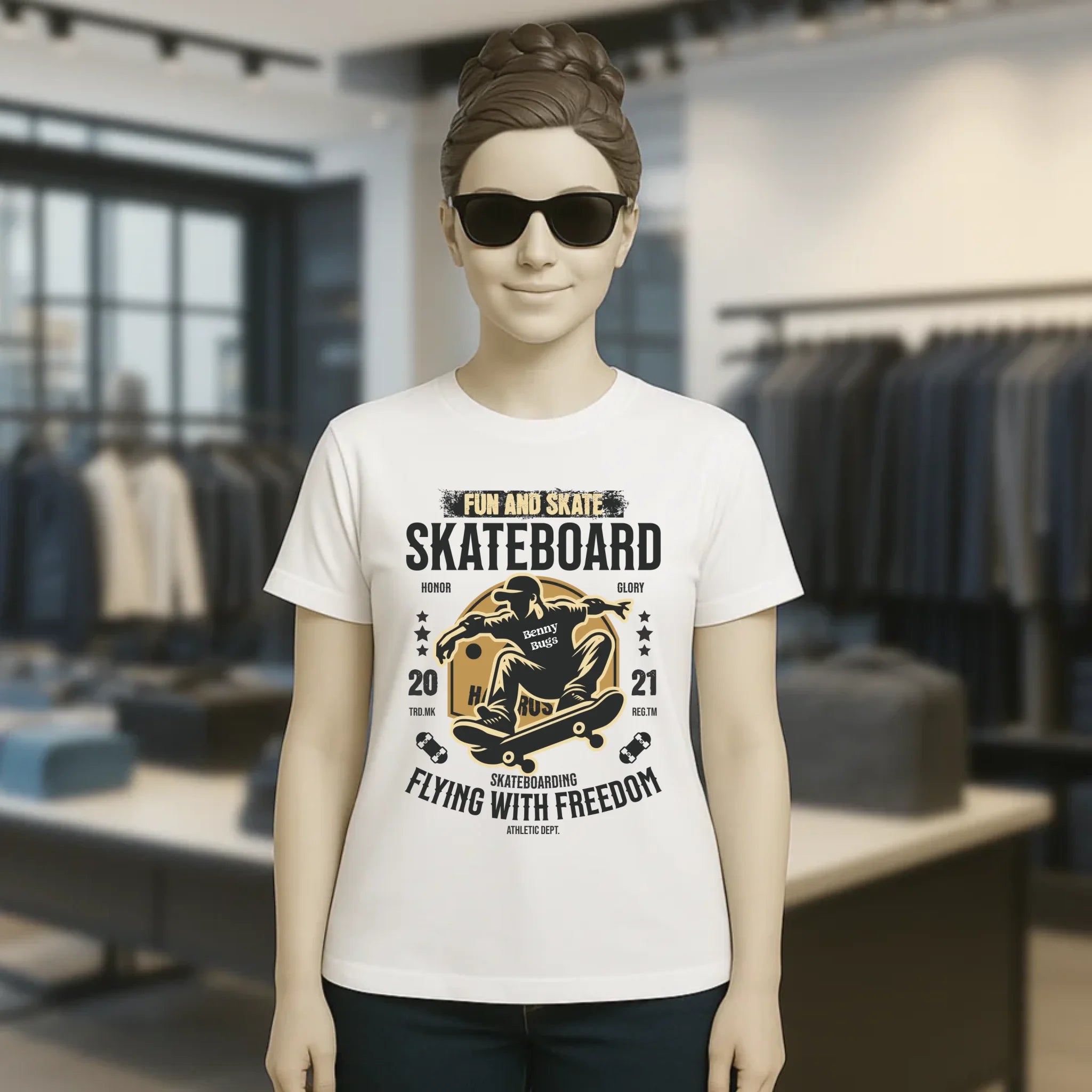8in1-Kollektion: Skater + Wunschtext • Skateboard • personalisiert • diverse Artikel