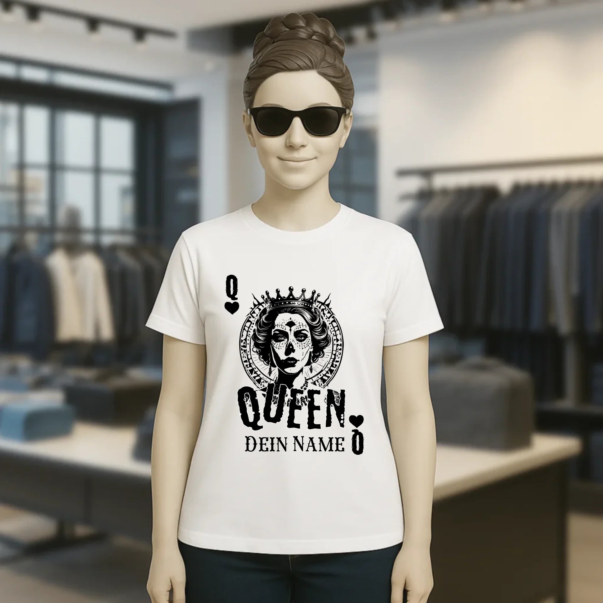 8in1-Kollektion: Poker Queen + Wunschtext • personalisiert • diverse Artikel