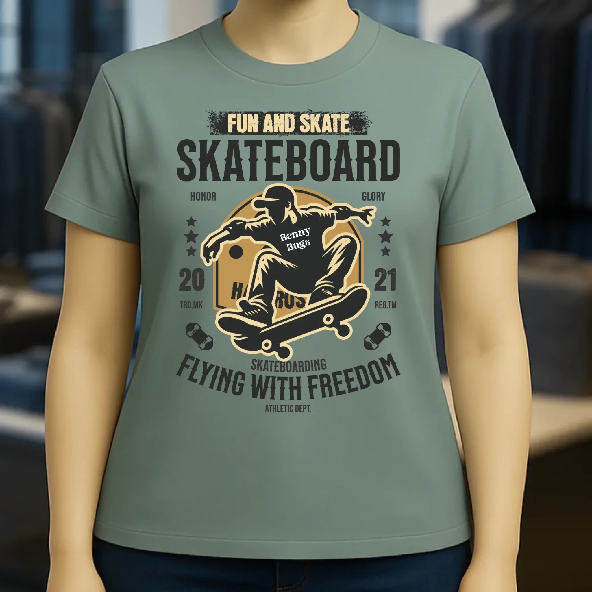 8in1-Kollektion: Skater + Wunschtext • Skateboard • personalisiert • diverse Artikel