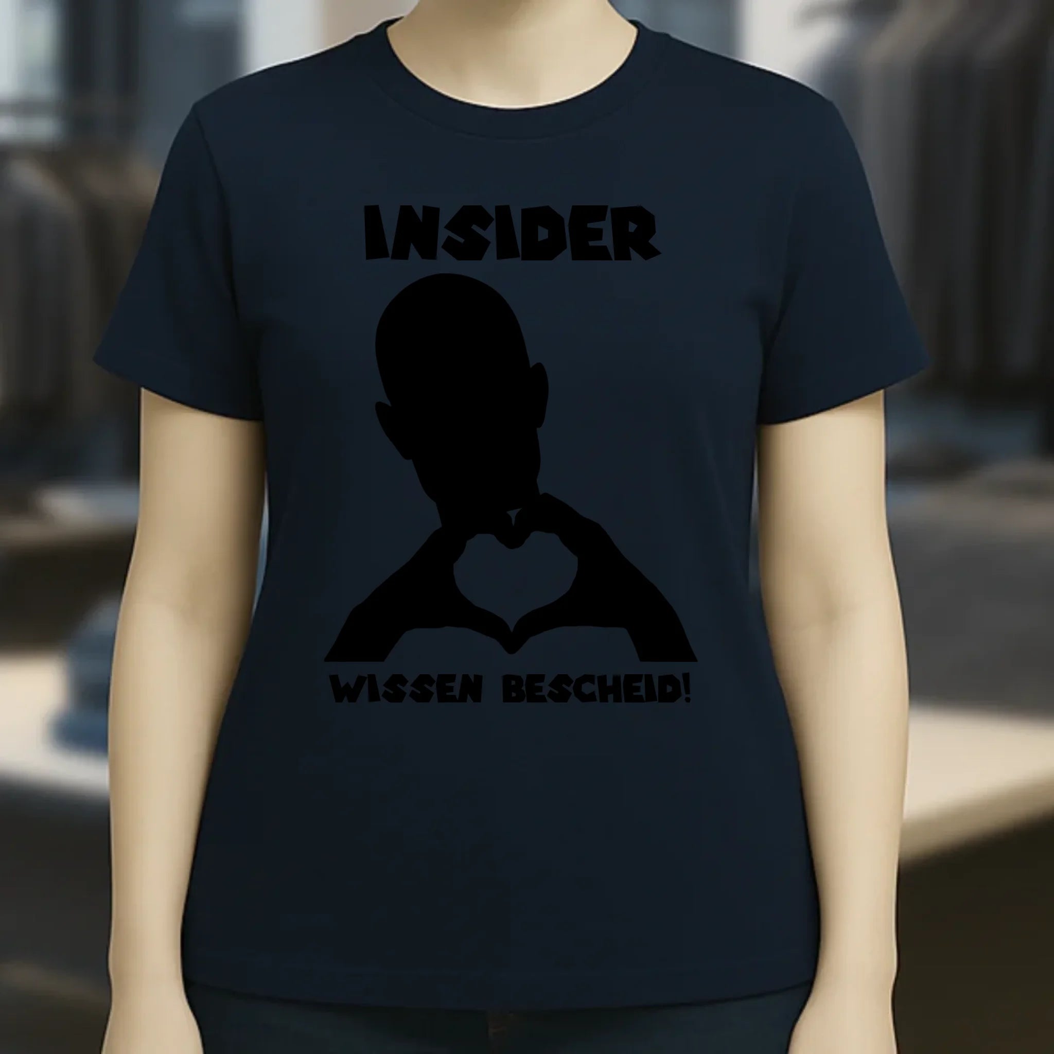 Keine Frage, ich liebe Dich auch! • personalisierbarer / personalisierter Text • Ladies Premium T-Shirt XS-2XL aus Bio-Baumwolle für Damen • Exklusivdesign • personalisiert • Motivauswahl • personalisierbar
