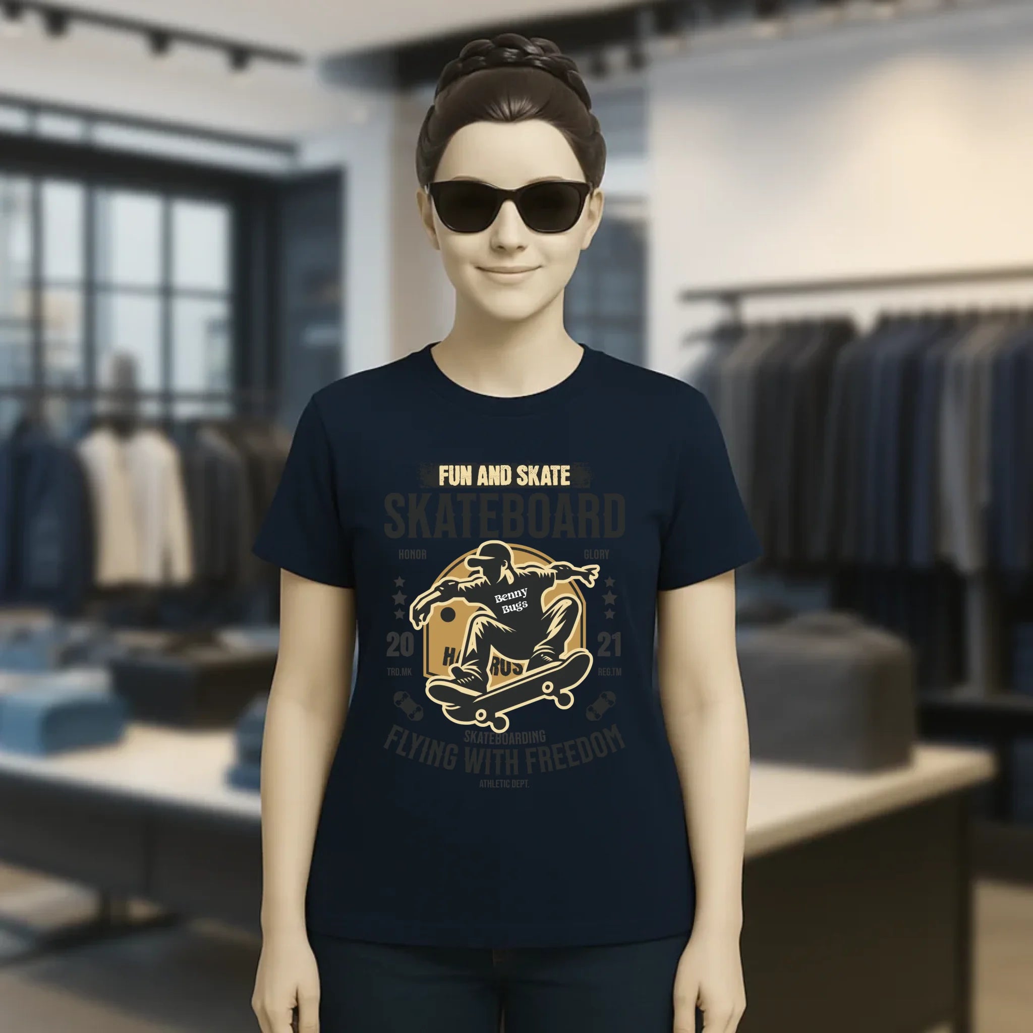 8in1-Kollektion: Skater + Wunschtext • Skateboard • personalisiert • diverse Artikel