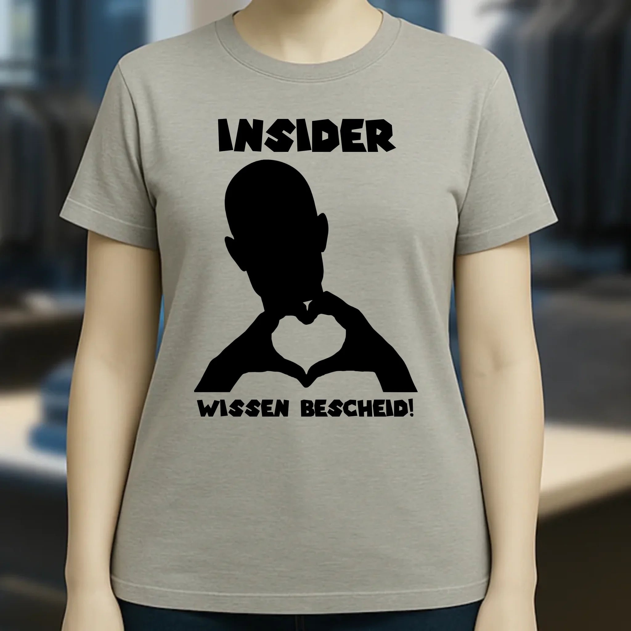Keine Frage, ich liebe Dich auch! • personalisierbarer / personalisierter Text • Ladies Premium T-Shirt XS-2XL aus Bio-Baumwolle für Damen • Exklusivdesign • personalisiert • Motivauswahl • personalisierbar