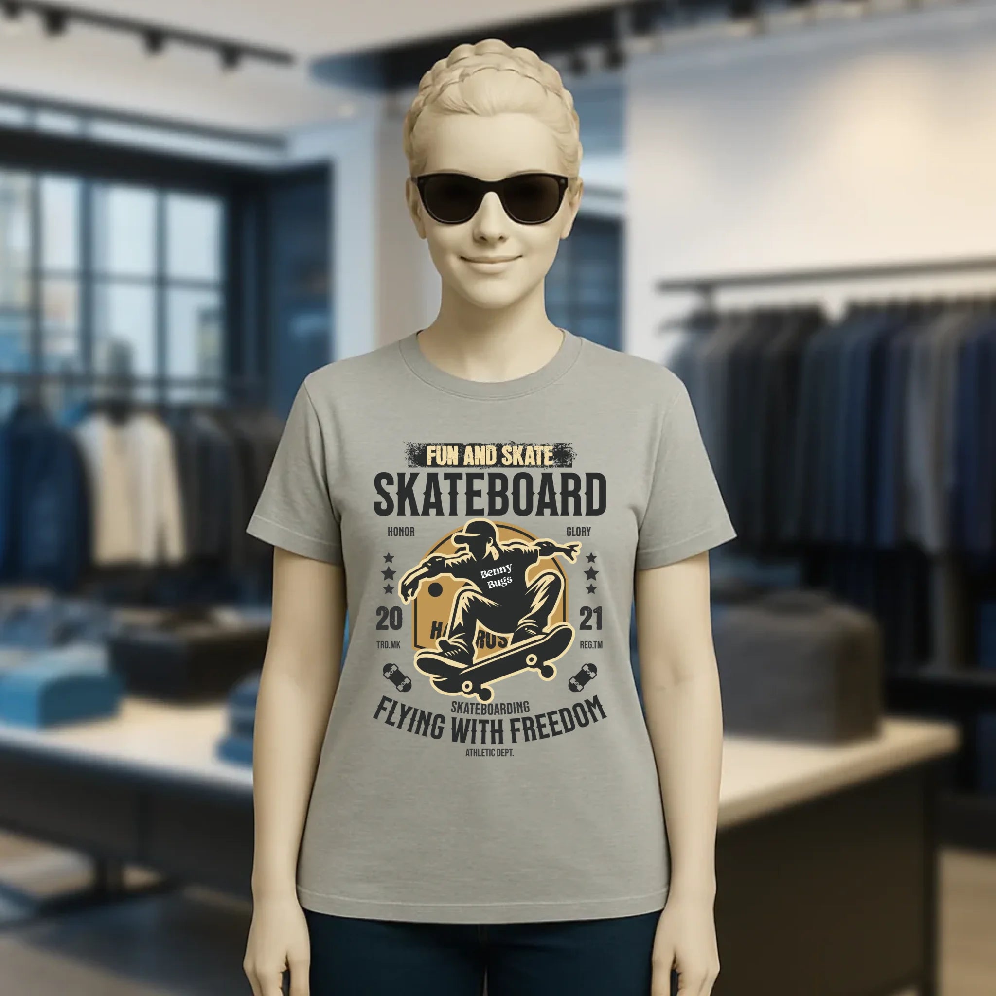 8in1-Kollektion: Skater + Wunschtext • Skateboard • personalisiert • diverse Artikel