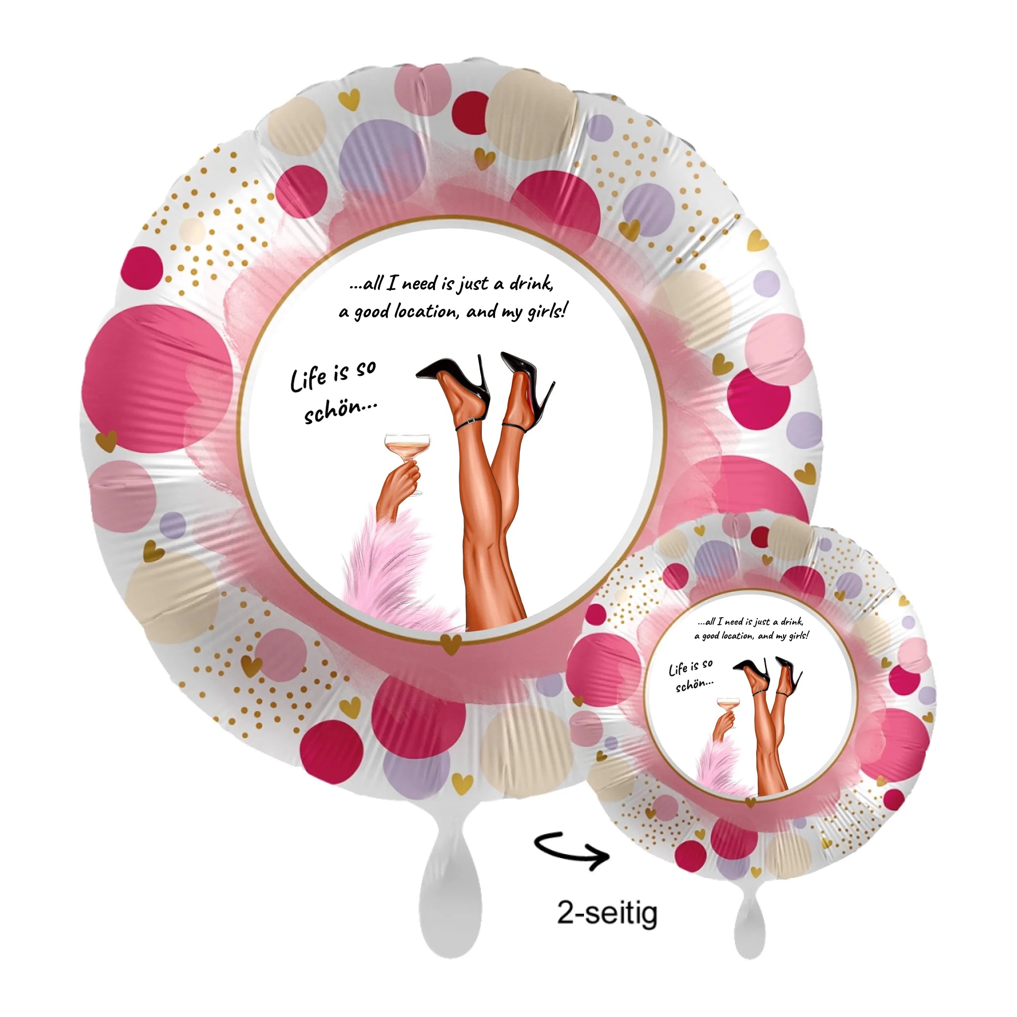 Personalisierbar: Party Legs • 43cm Luftballon