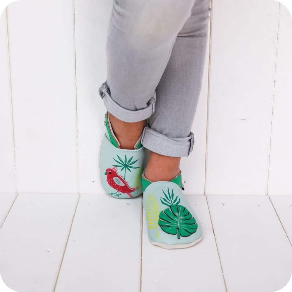 Babyschuhe aus weichem Leder Cardinal Tropical