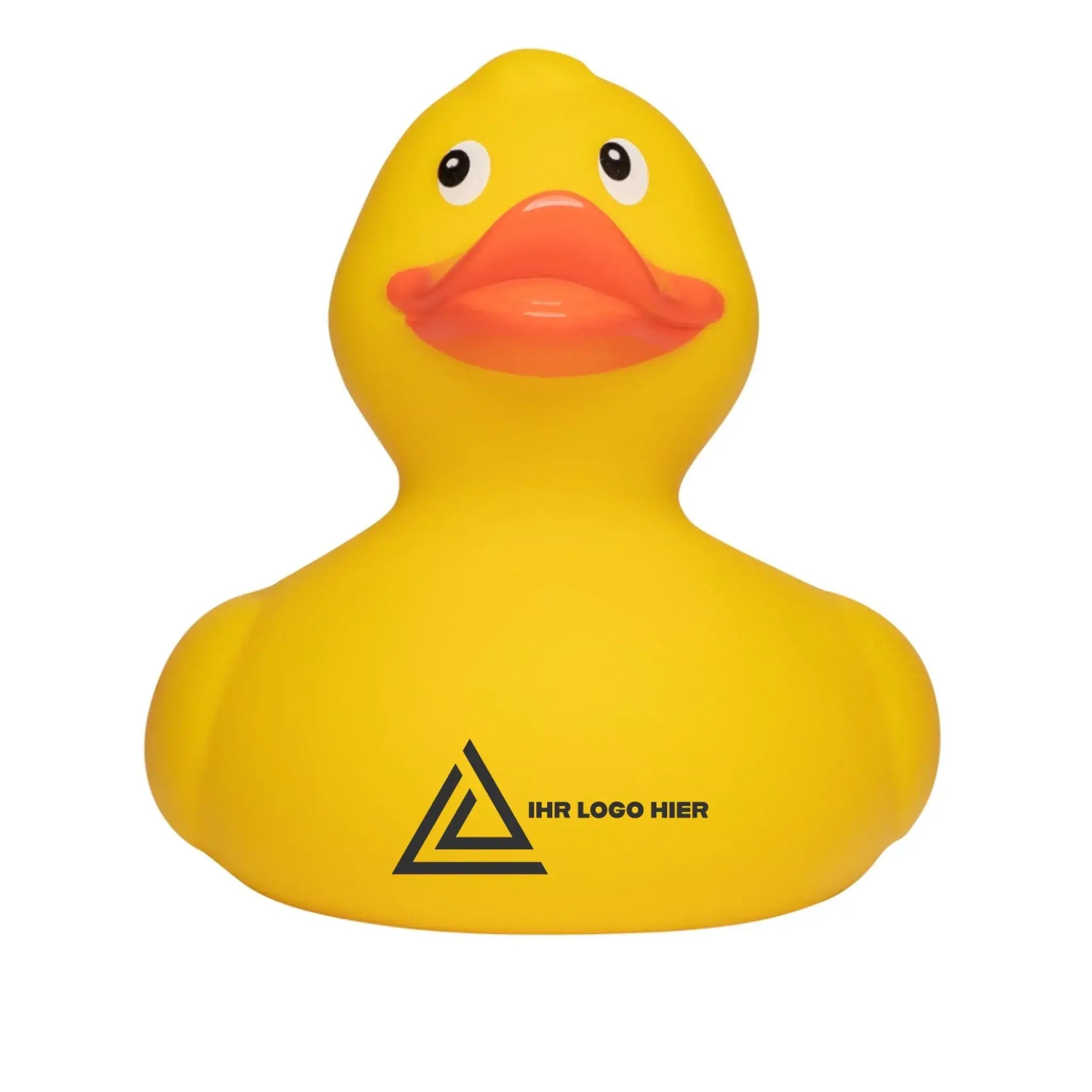 Großmenge mit Logo: Quietsche-Ente „Premium-Classic Spezial“ Live-Vorschau • Werbemittel für B2B & Anlässe • Schnabels
