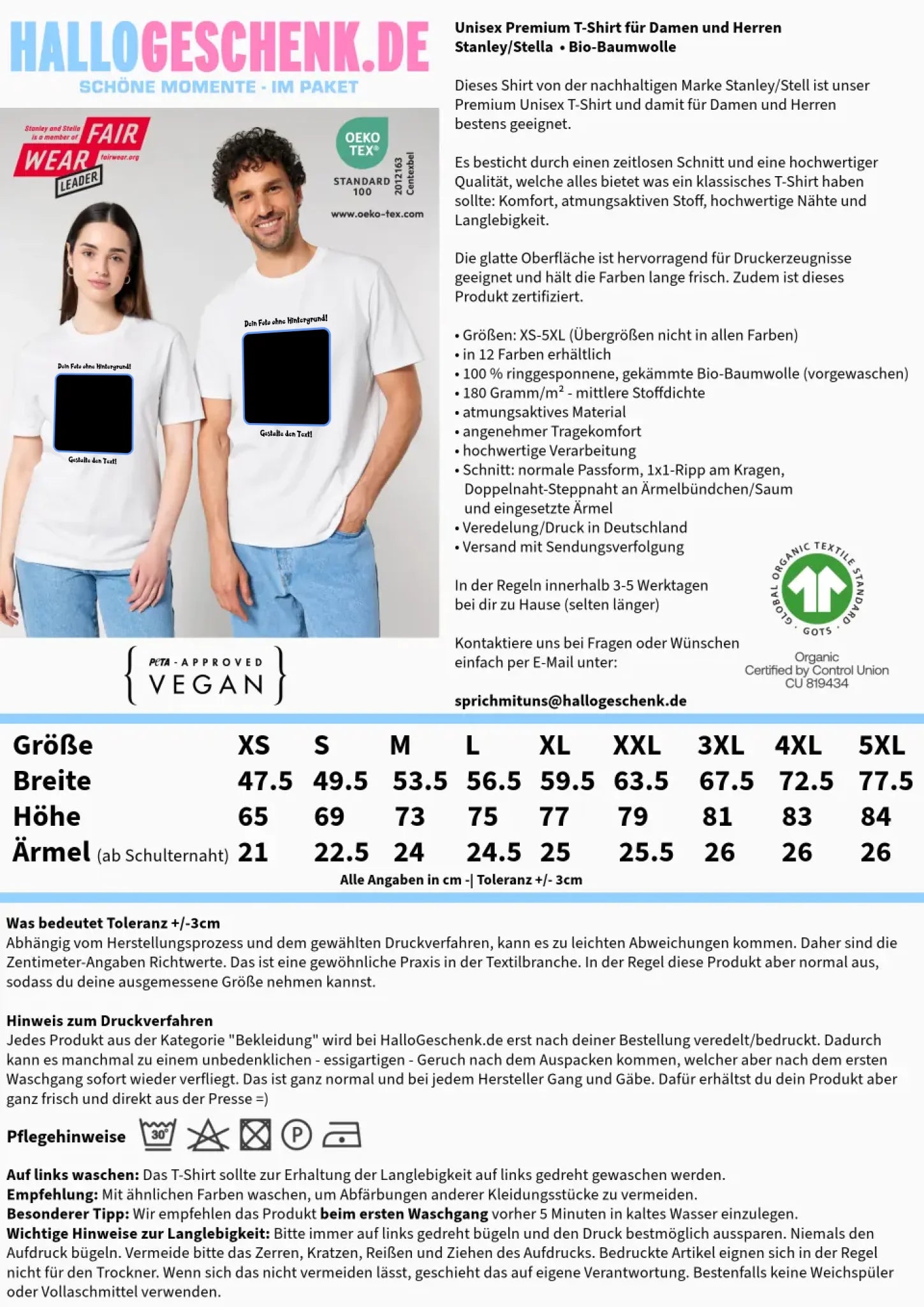 KI-Effekt: Dein Foto mit Hintergrundentferner • diverse personalisierbare Artikel