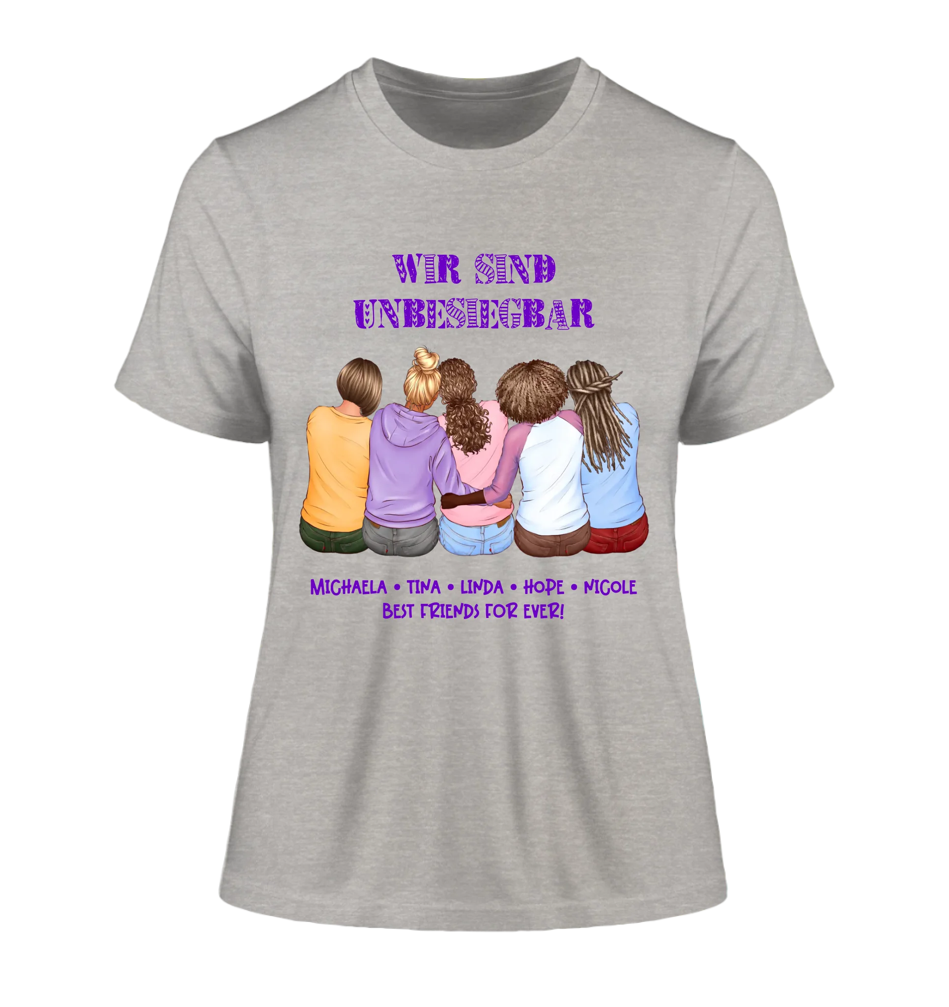 Beste Freundinnen (2-5 personalisierbare Figuren)