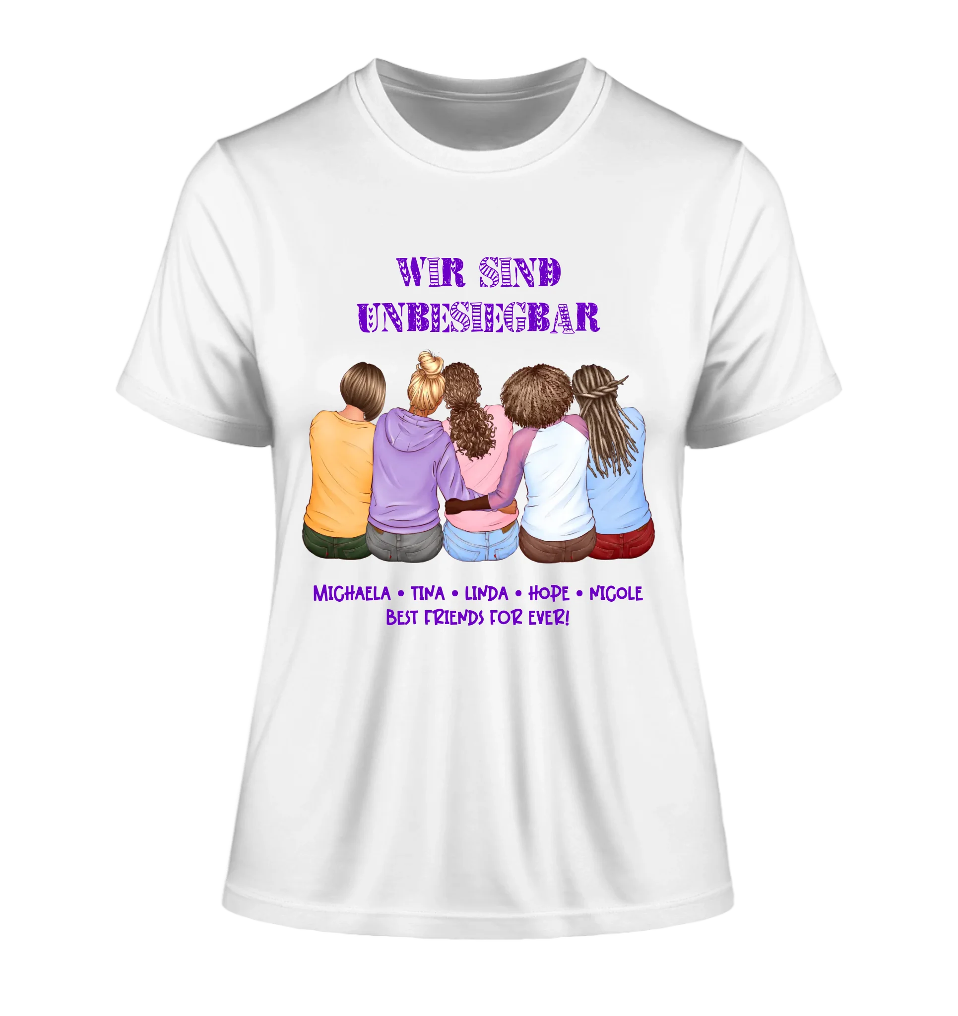Beste Freundinnen (2-5 personalisierbare Figuren)