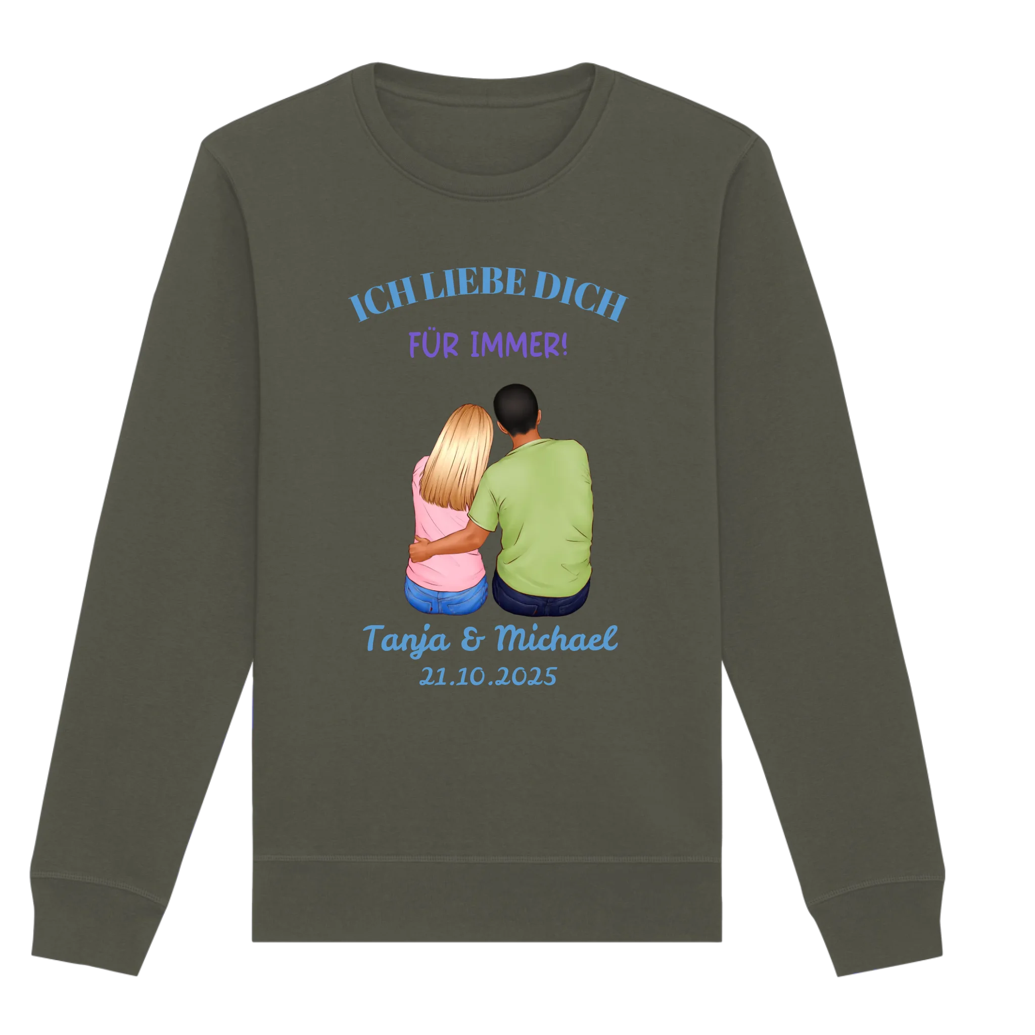 front-organic-basic-unisex-sweatshirt-khaki-206-2000x