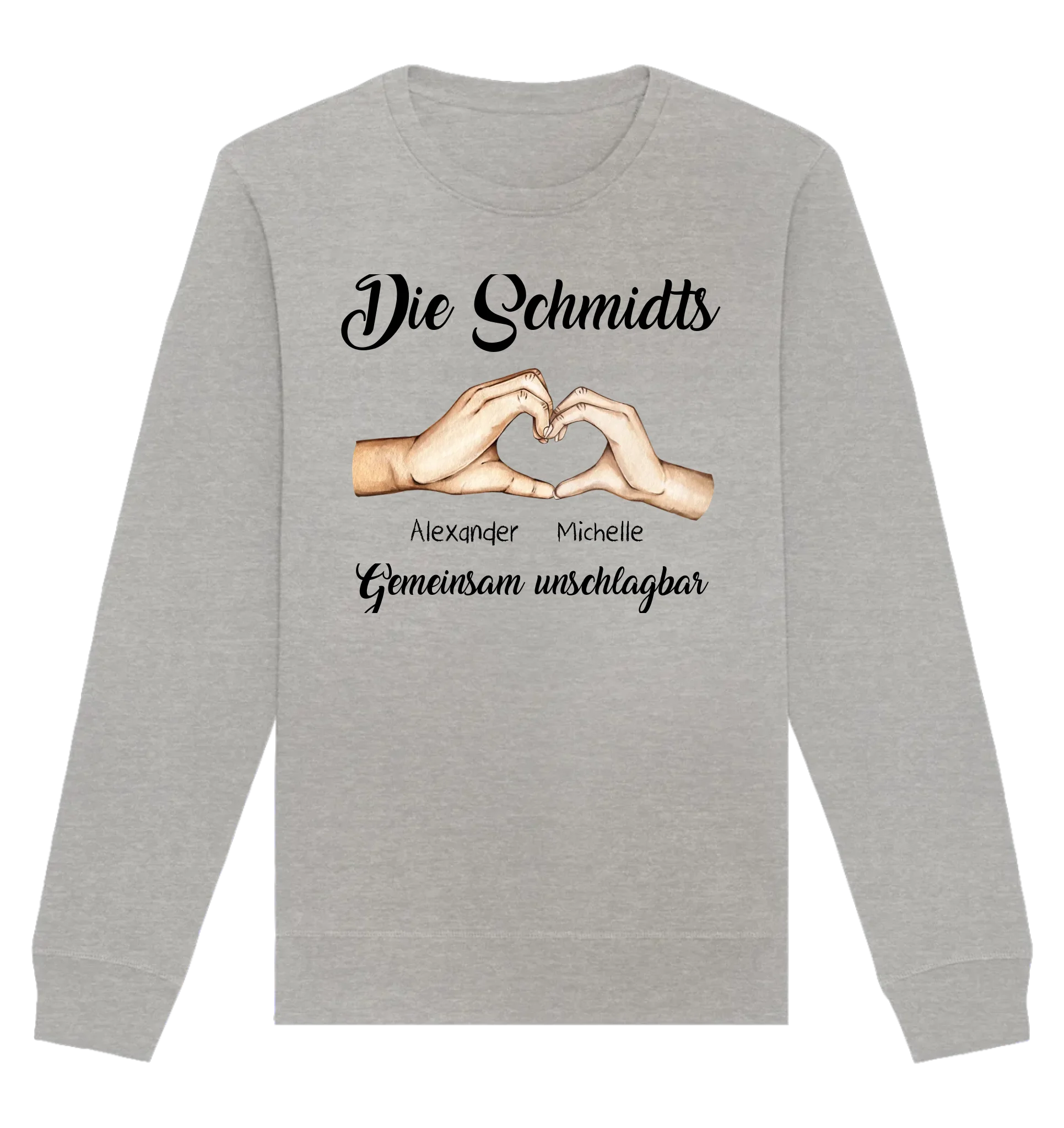 HalloGeschenk.de front-organic-basic-unisex-sweatshirt-c2c1c0-1116x