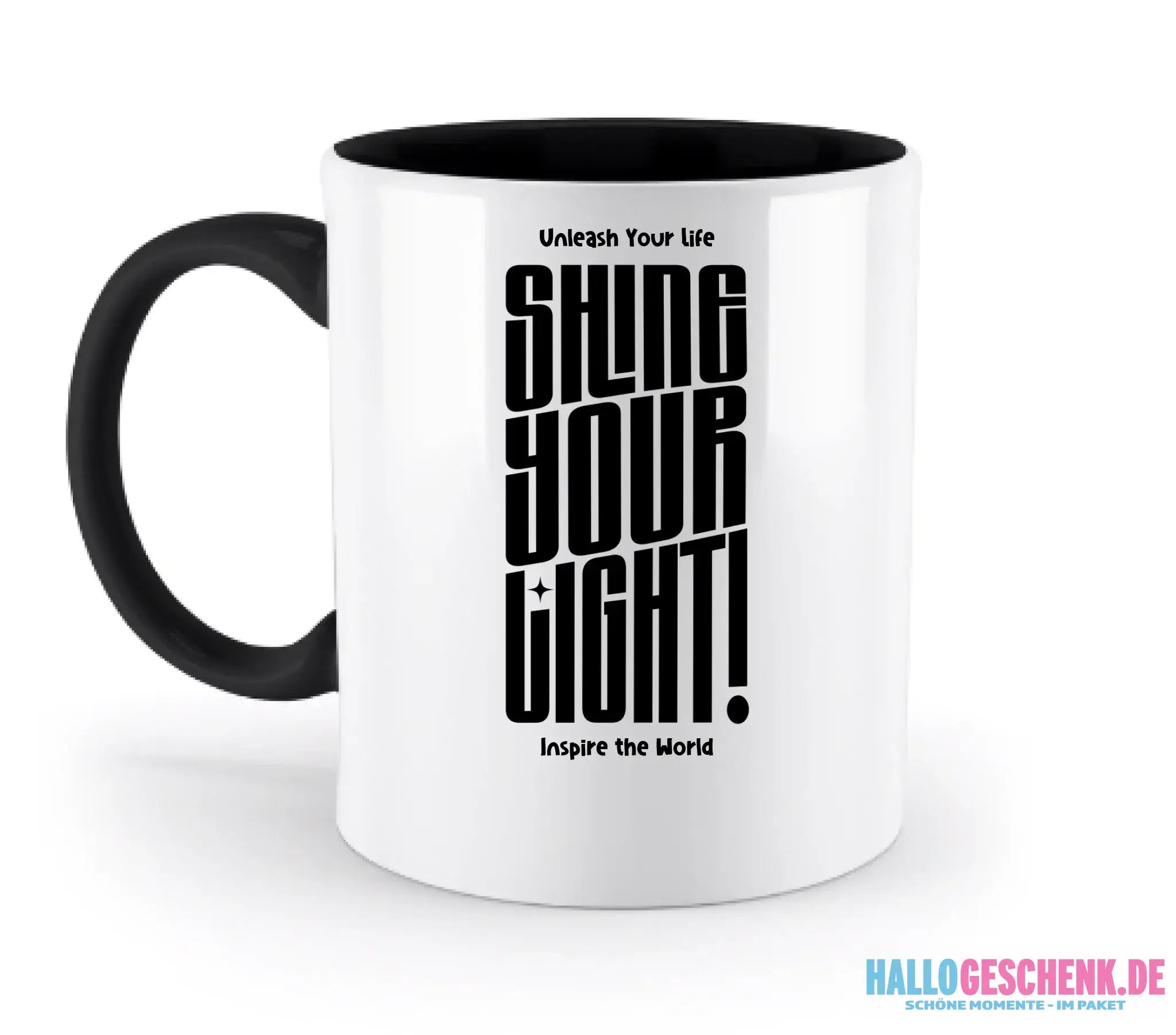 6in1-Kollektion: Shine your light • in 11 Farben für Damen & Herren • Exklusivdesign • personalisiert