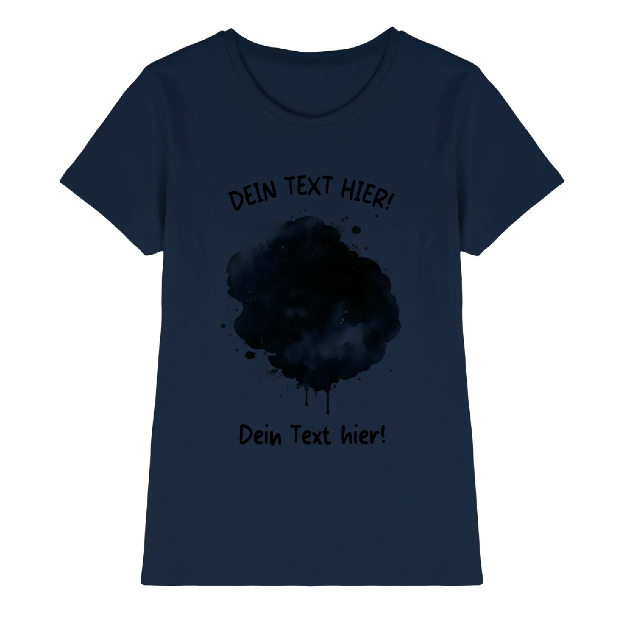 KI-Cartoon-Effekt Splash • mehrere Artikel • ’Statement-Collection’ • Wunschtext • Mein Fotomotiv - Premium Damen