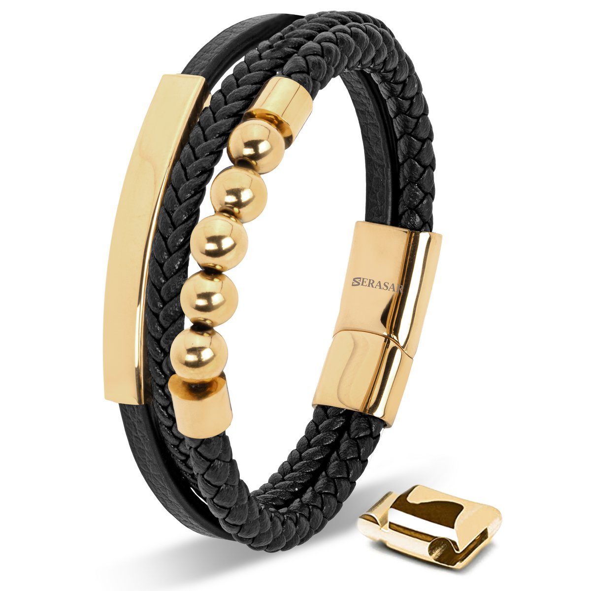 Lederarmband „Perle“