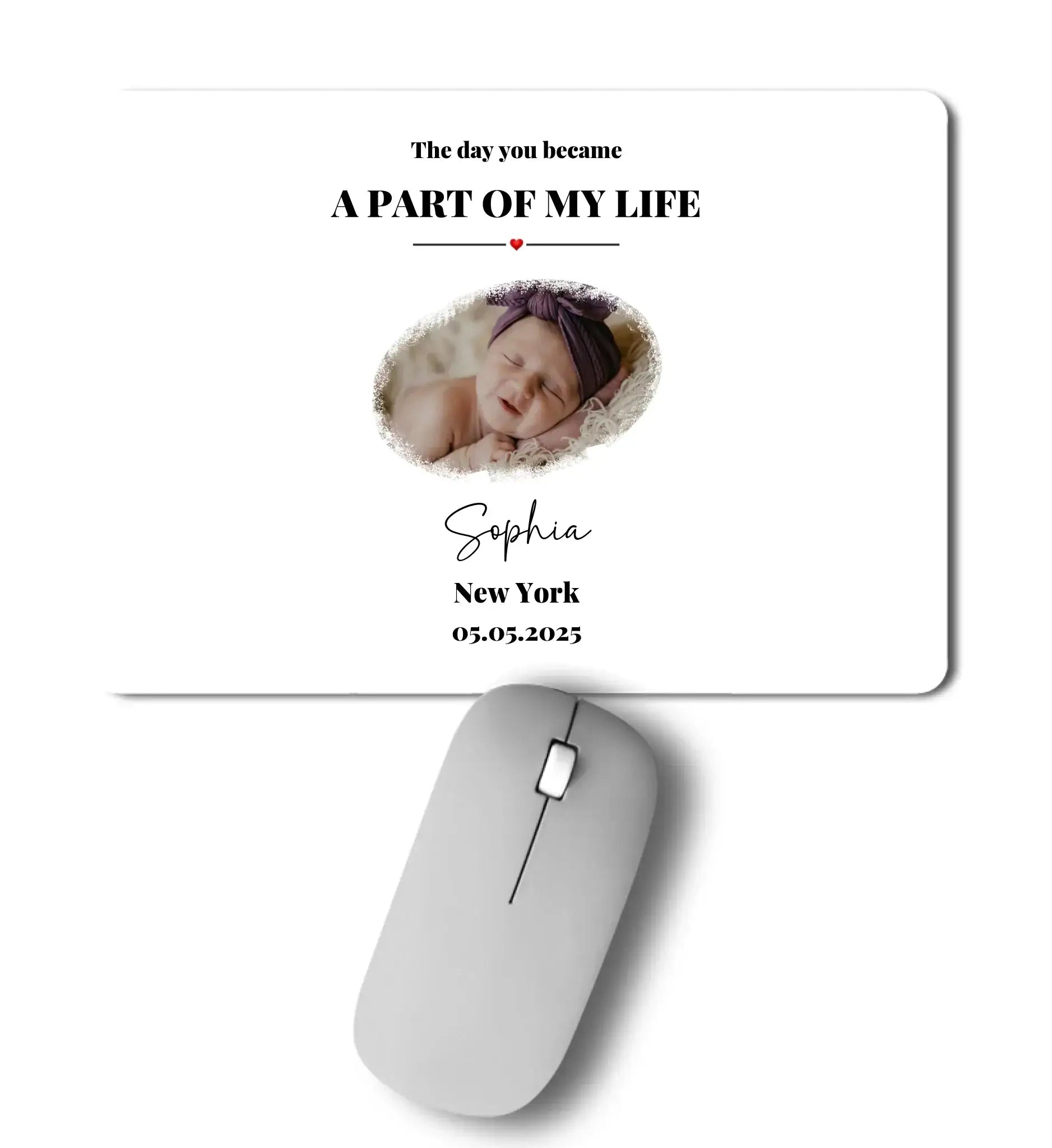 Splash Mid • mehrere Artikel • ’Statement-Collection’ • Wunschtext • Mein Fotomotiv - Mousepad / Сolored / 27cm-x-19cm