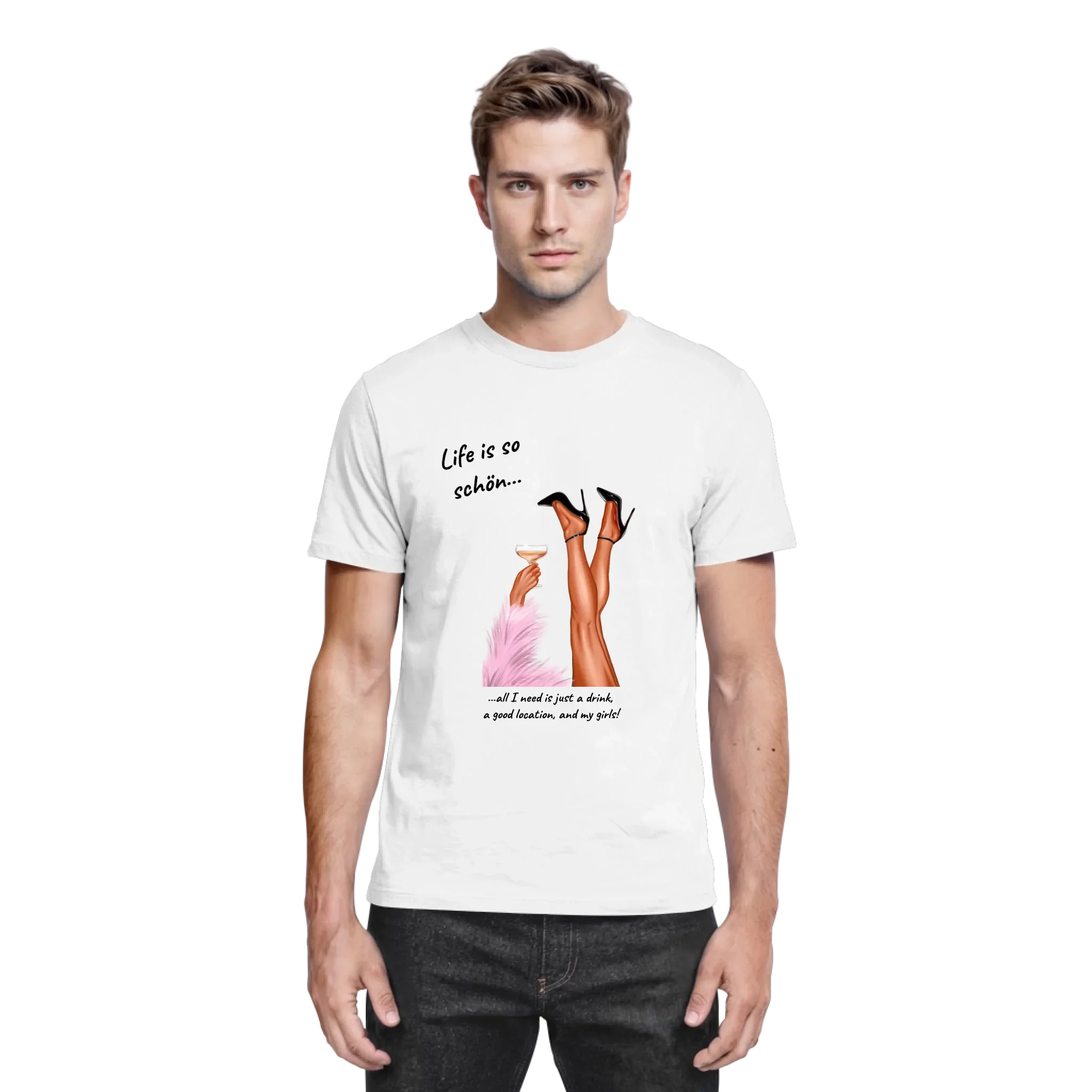 Ladies: Party-Beine • mehrere Artikel • ’Statement-Collection’ • Wunschtext • personalisierte Figuren