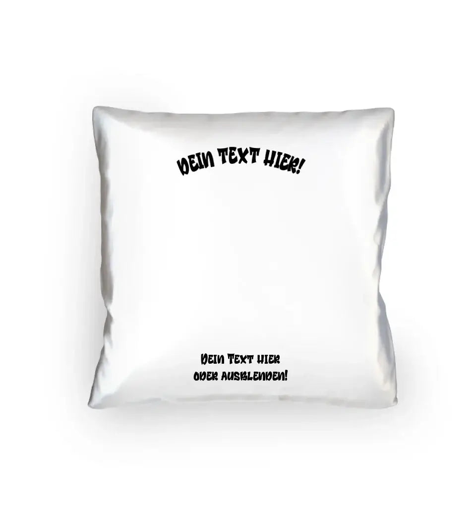 8in1-Fotogeschenk: Dein Foto im Farbklecks + Wunschtext • personalisiert • diverse Artikel - Kissen 40x40 cm / White