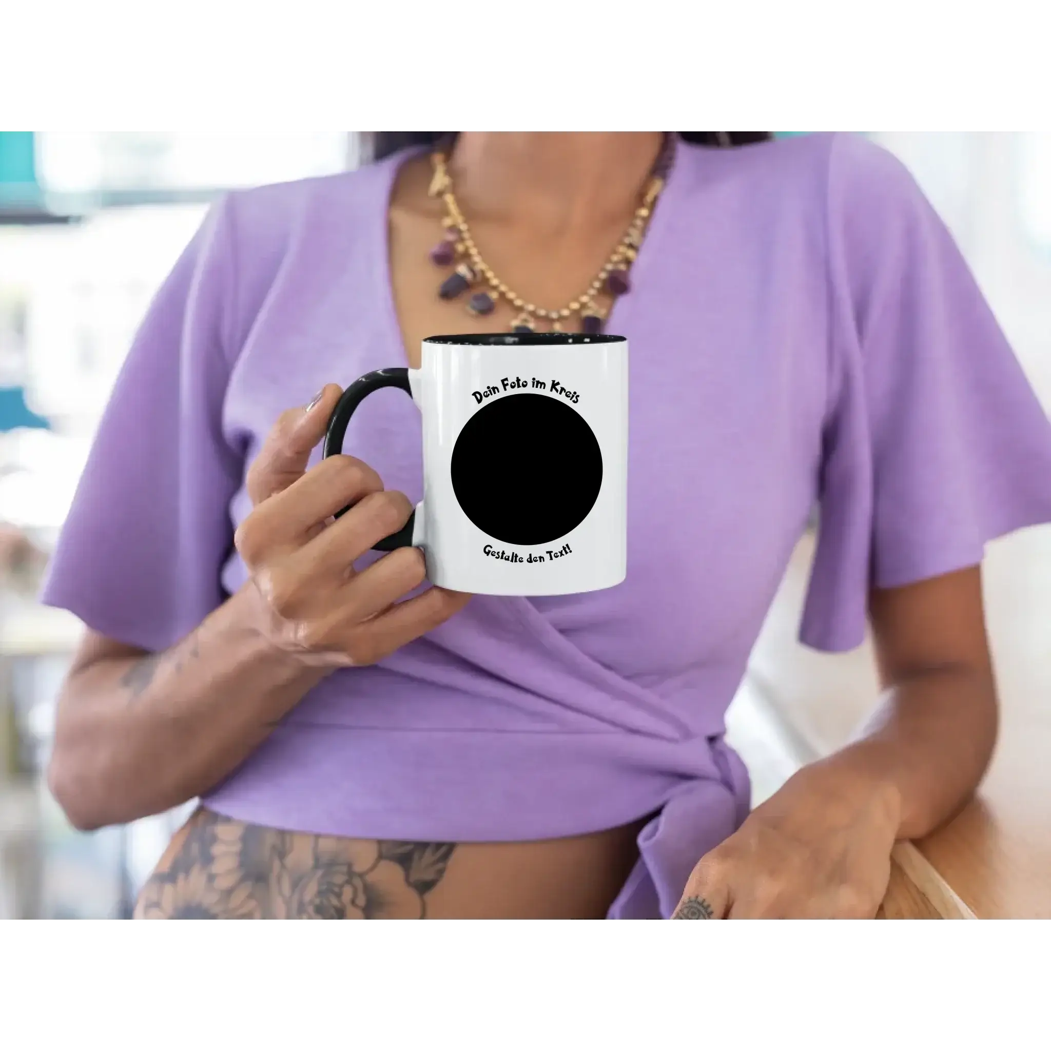 11-oz-color-rim-mug-mockup-of-a-tattooed-woman-leaning-on-a-bar-27841