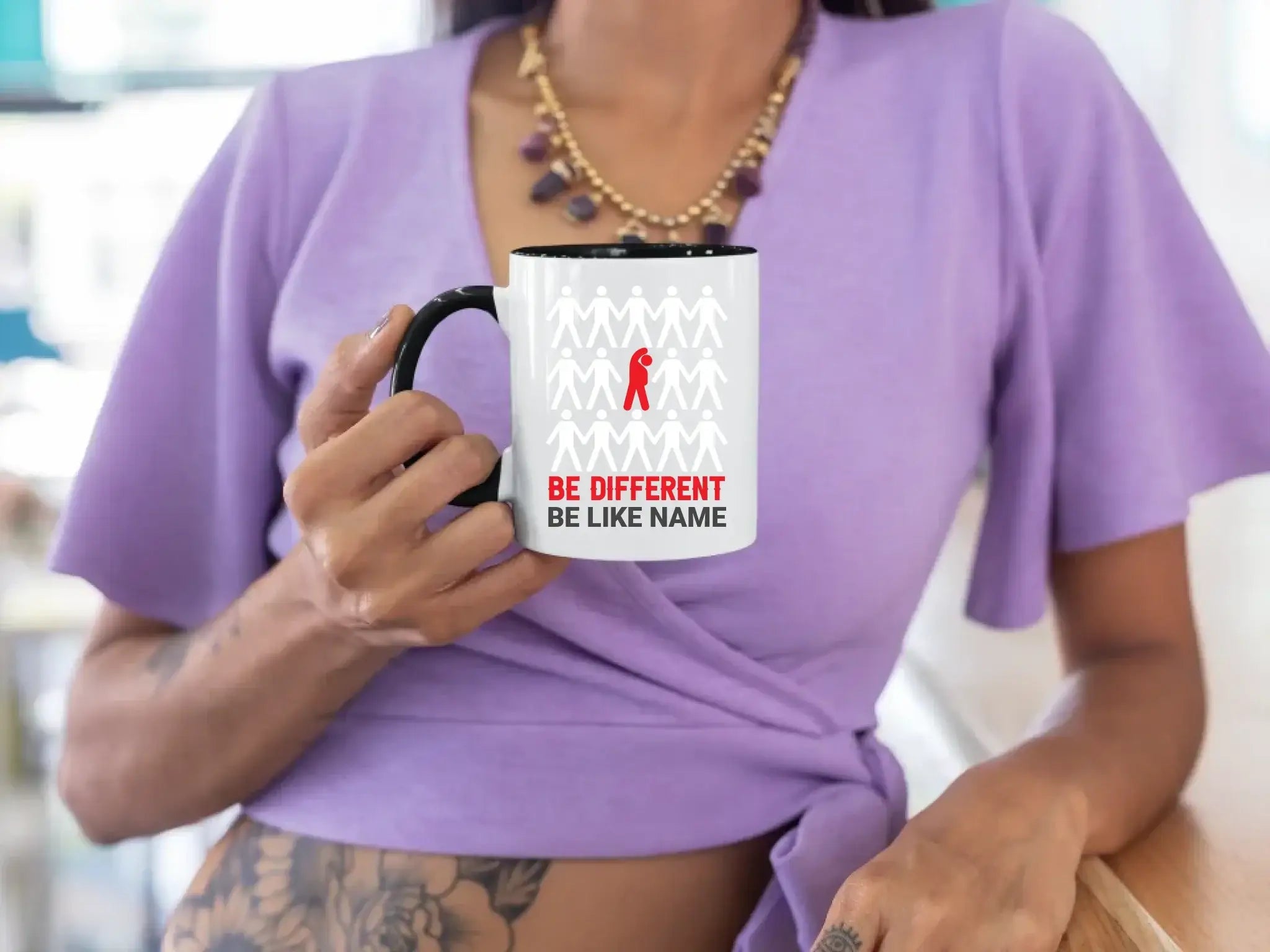 11-oz-color-rim-mug-mockup-of-a-tattooed-woman-leaning-on-a-bar-27841