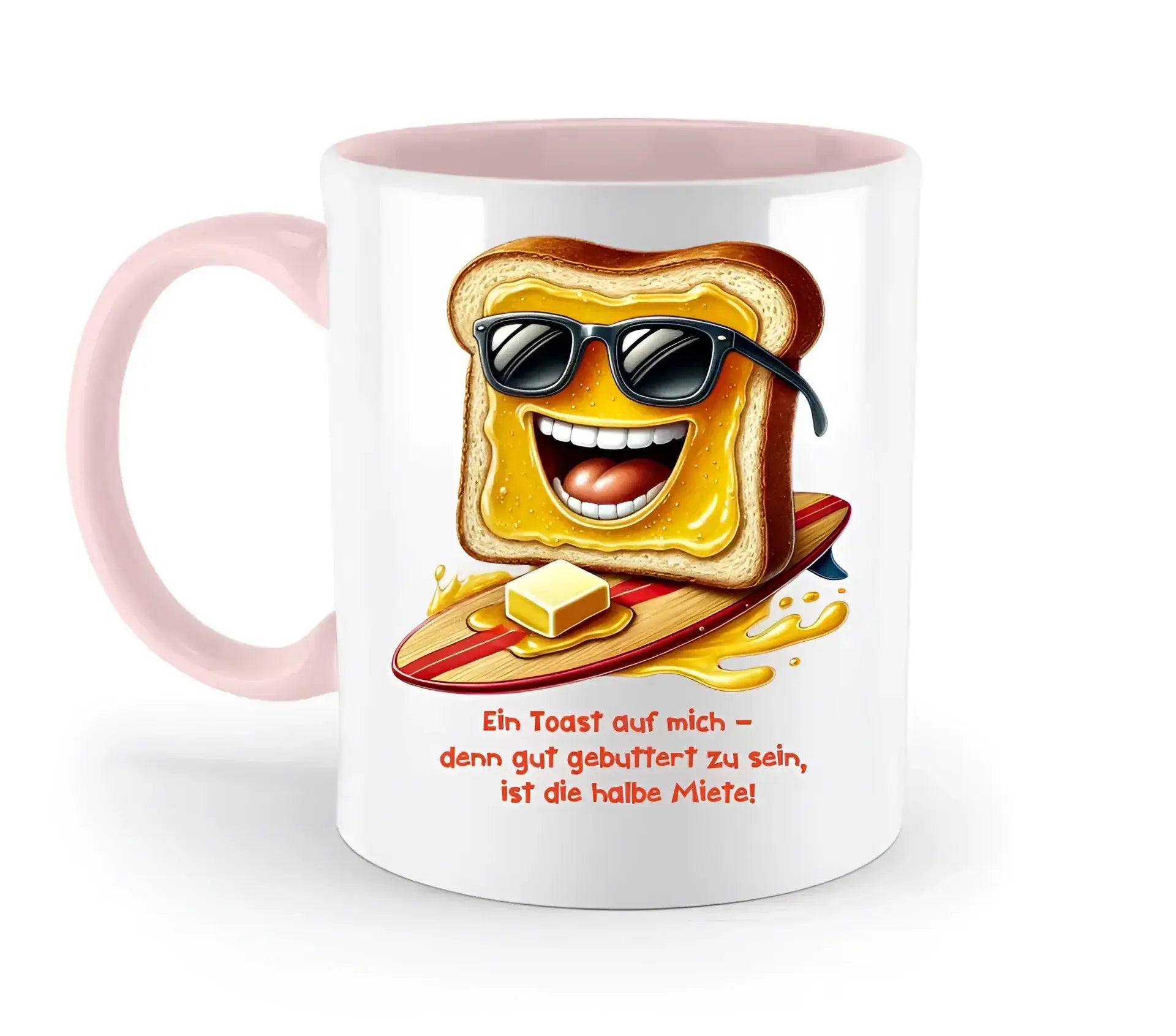 8in1-Kollektion: Funny Food + Wunschtext • 24 Motive zur Auswahl • personalisiert - zweifarbige Tasse