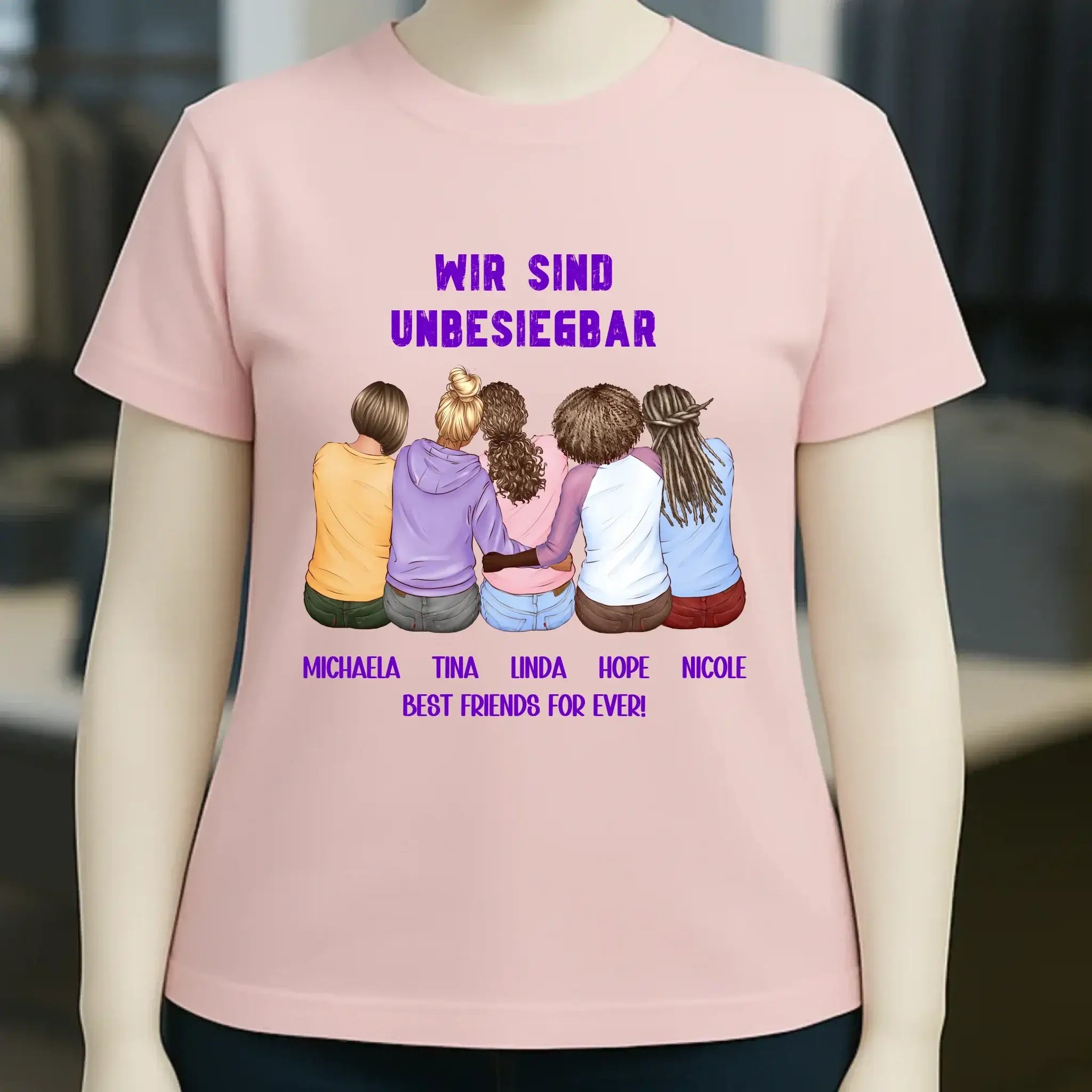 8in1-Kollektion: Gestalte 2-5 Freundinnen + Wunschtext • personalisiert • diverse Artikel