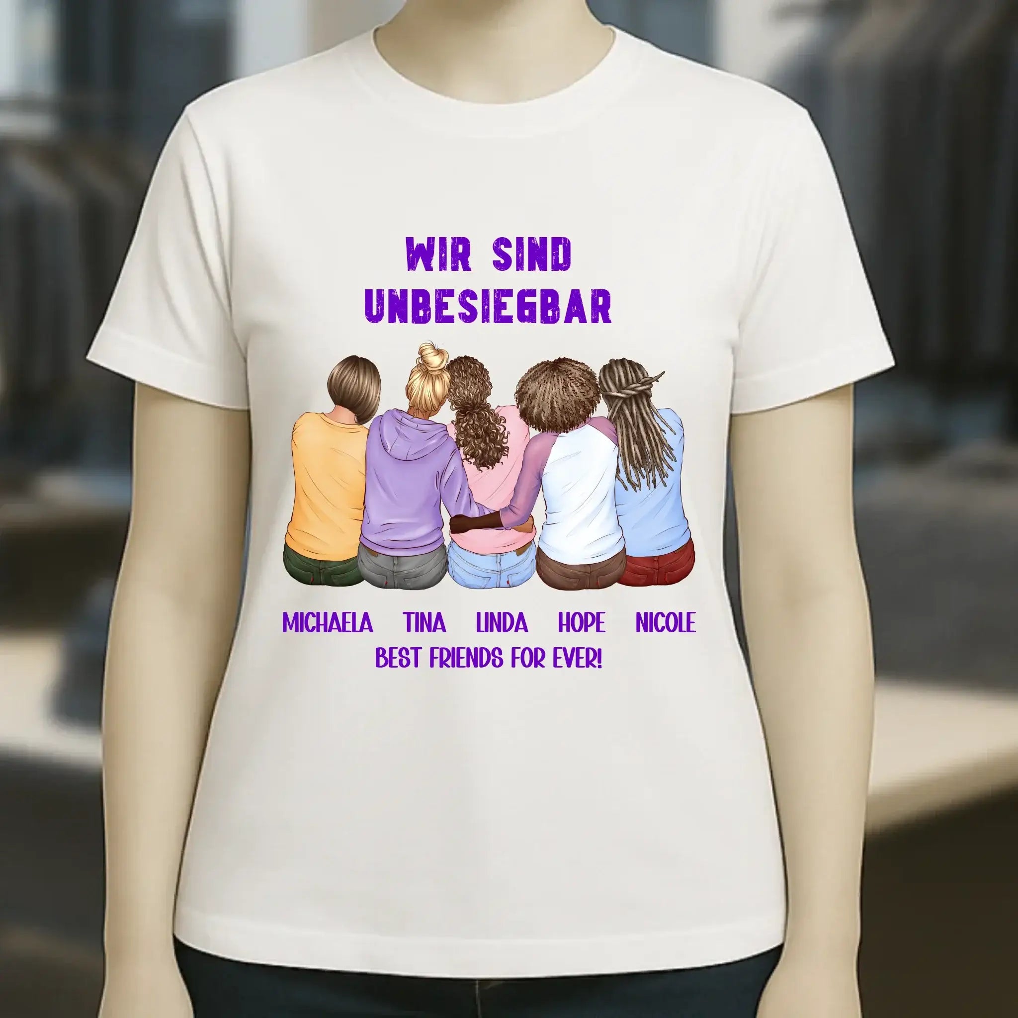 8in1-Kollektion: Gestalte 2-5 Freundinnen + Wunschtext • personalisiert • diverse Artikel
