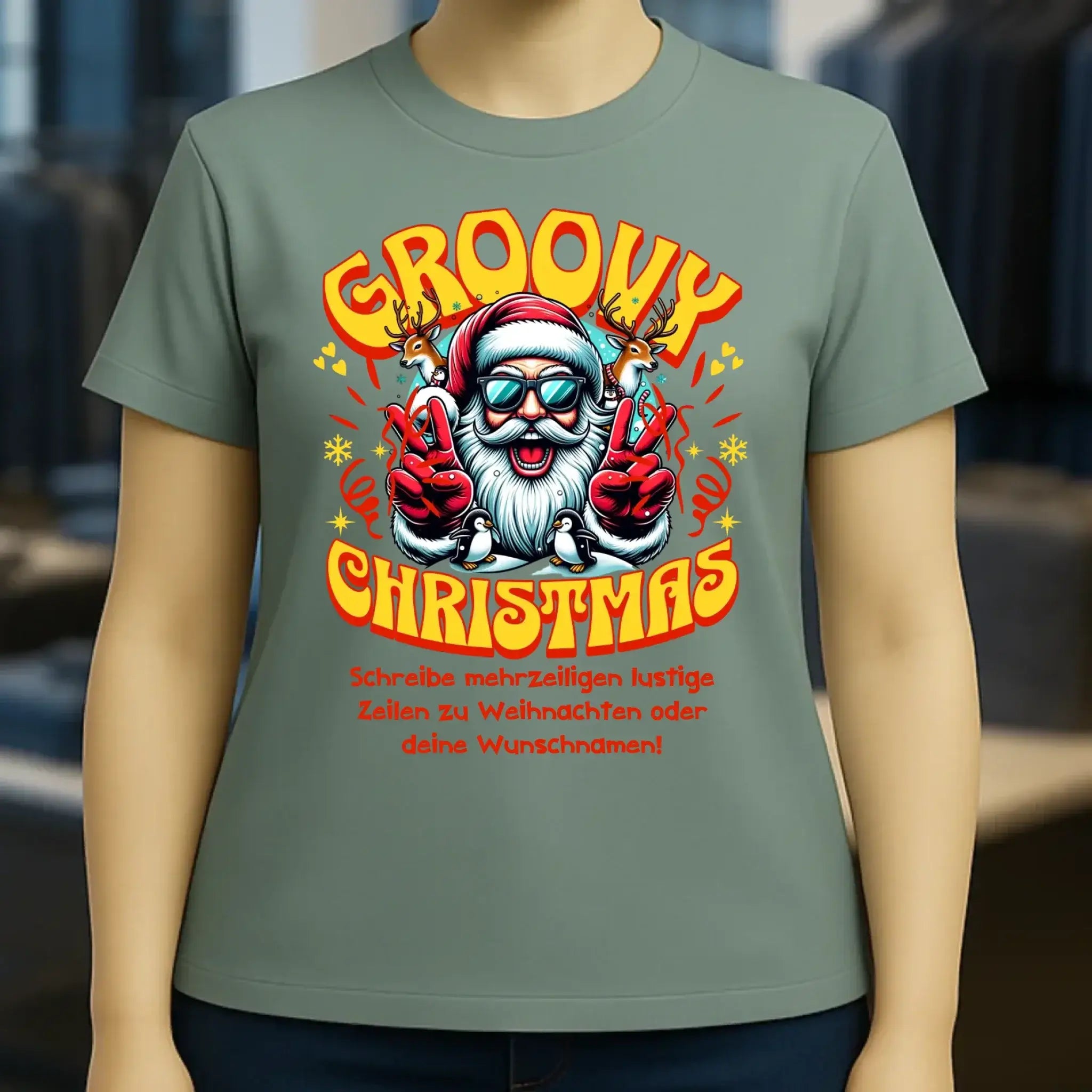 8in1-Kollektion: Groovy Christmas + Wunschtext • personalisiert • diverse Artikel • X-Mas