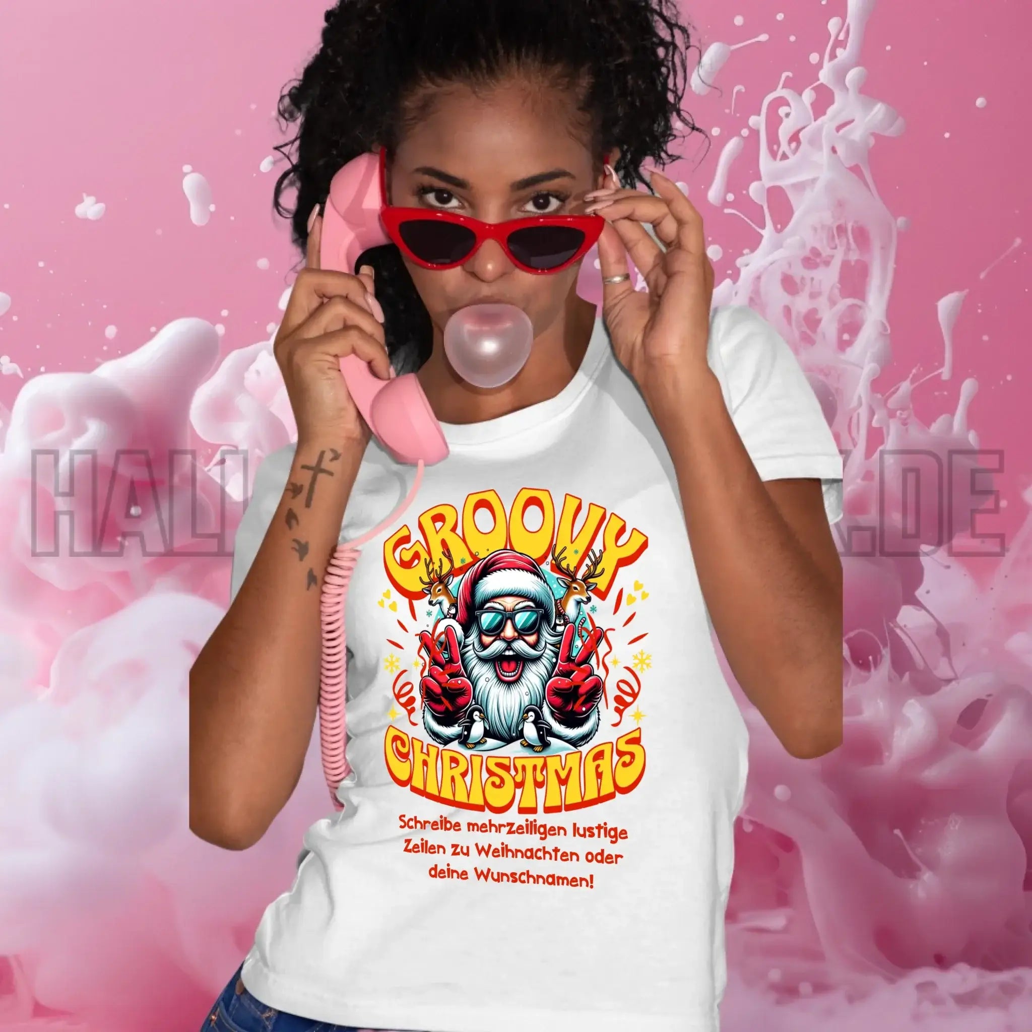 8in1-Kollektion: Groovy Christmas + Wunschtext • personalisiert • diverse Artikel • X-Mas