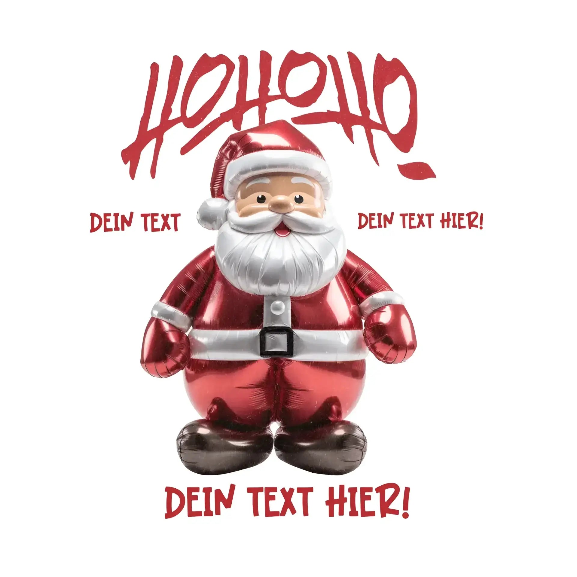 8in1-Kollektion: Ho ho ho Santa X-Mas Weihnachten + Wunschtext • personalisiert • diverse Artikel - ausgestanzter