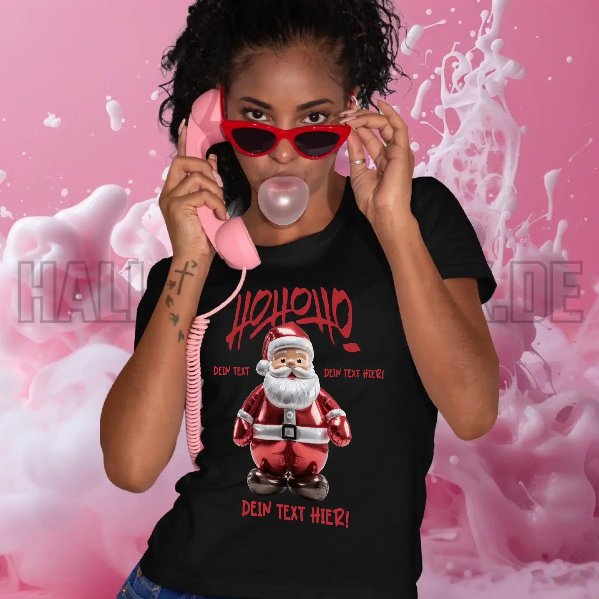 8in1-Kollektion: Ho ho ho Santa X-Mas Weihnachten + Wunschtext • personalisiert • diverse Artikel