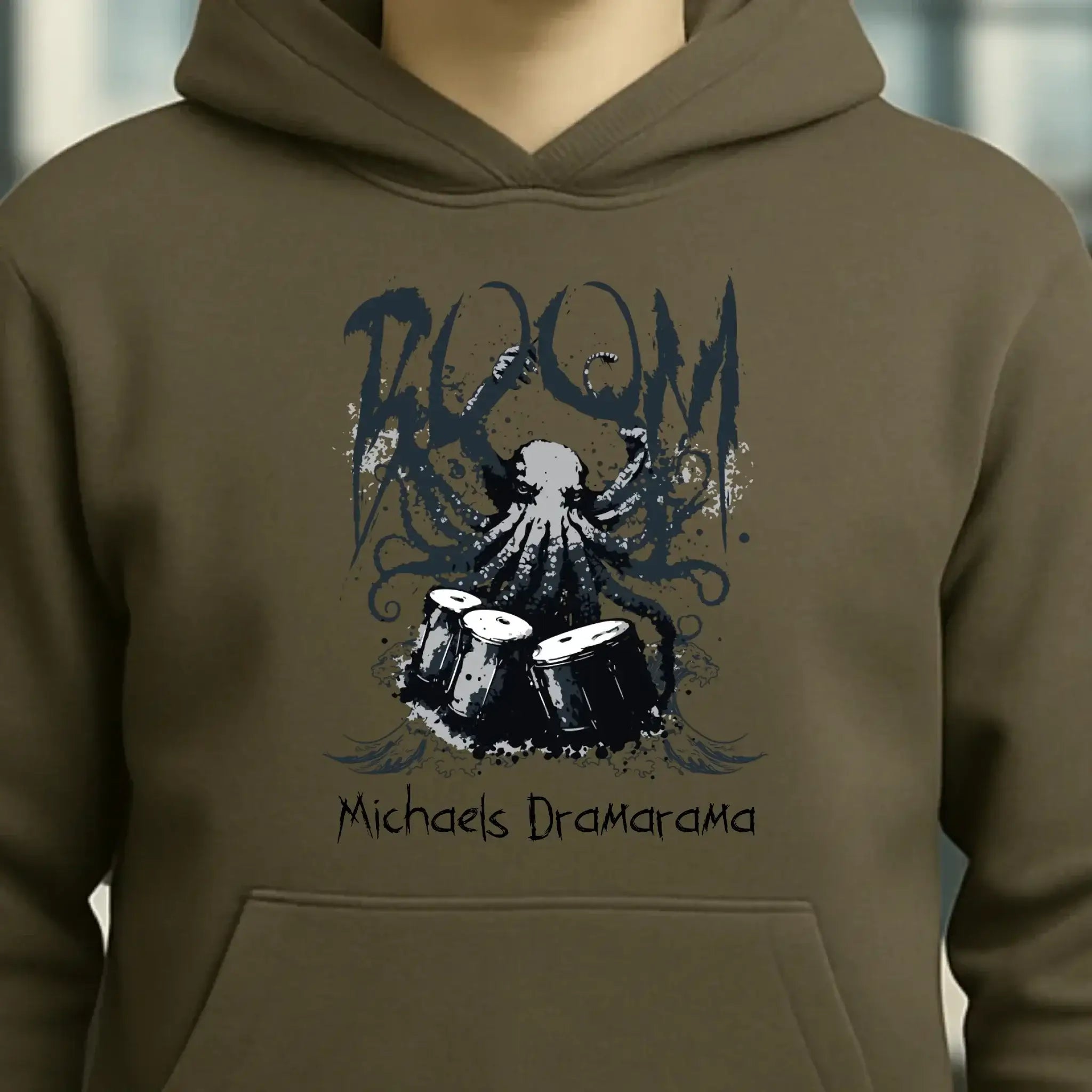 Master Male HGDE Drummer 20 Hoodie Crop