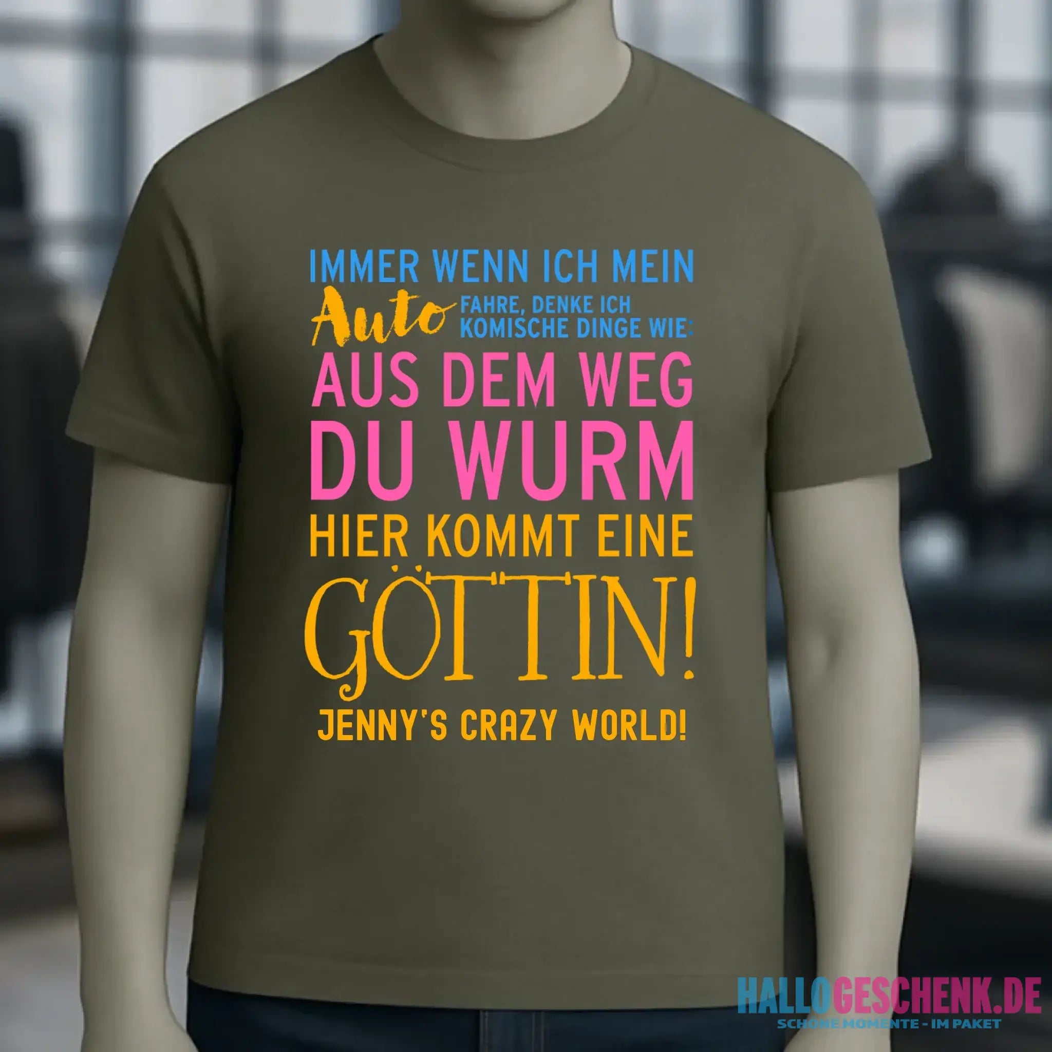 8in1-Kollektion: Immer wenn ich Auto + Wunschtext • Göttin • personalisiert • diverse Artikel